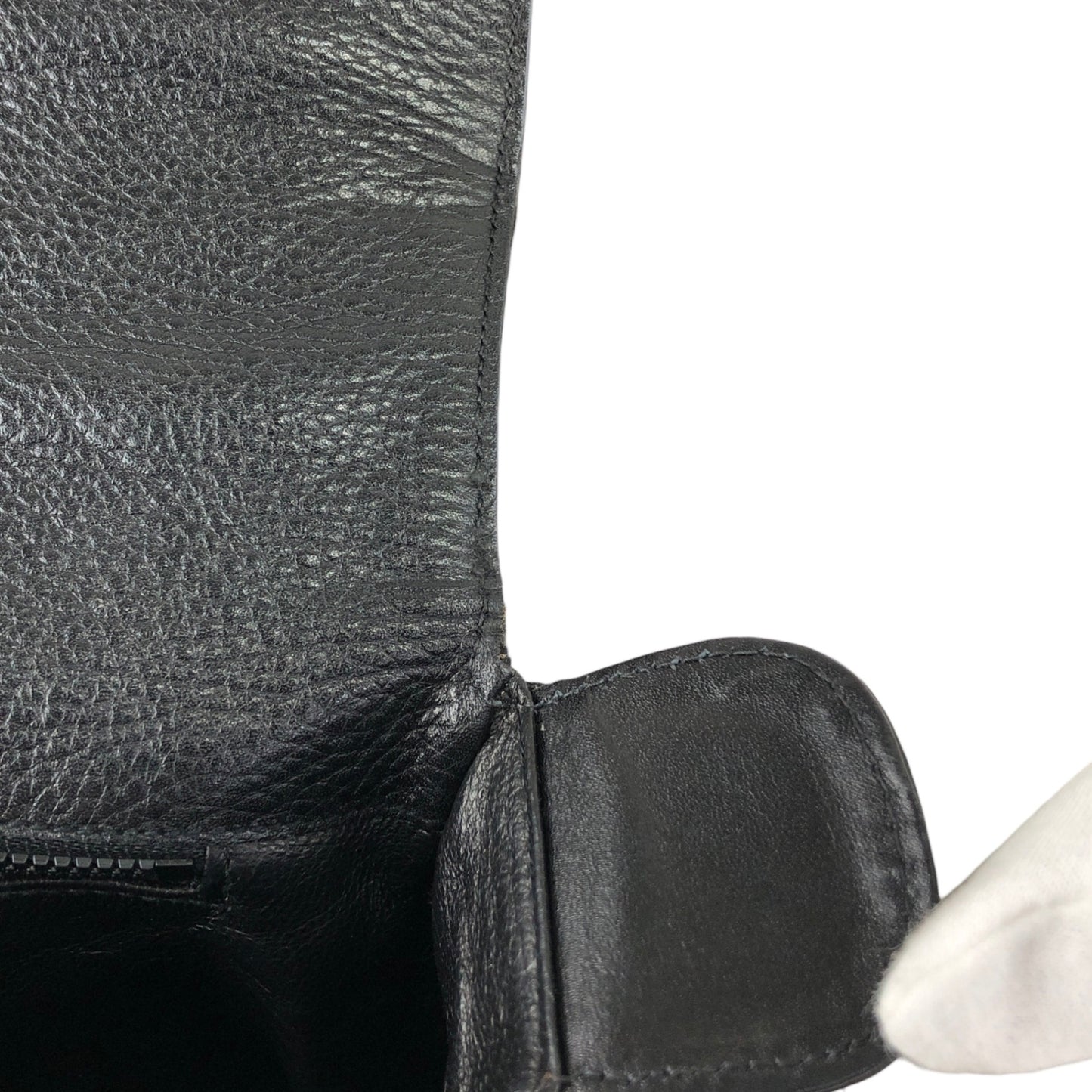 CELINE Blason Shoulder bag Black Vintage ted3ve