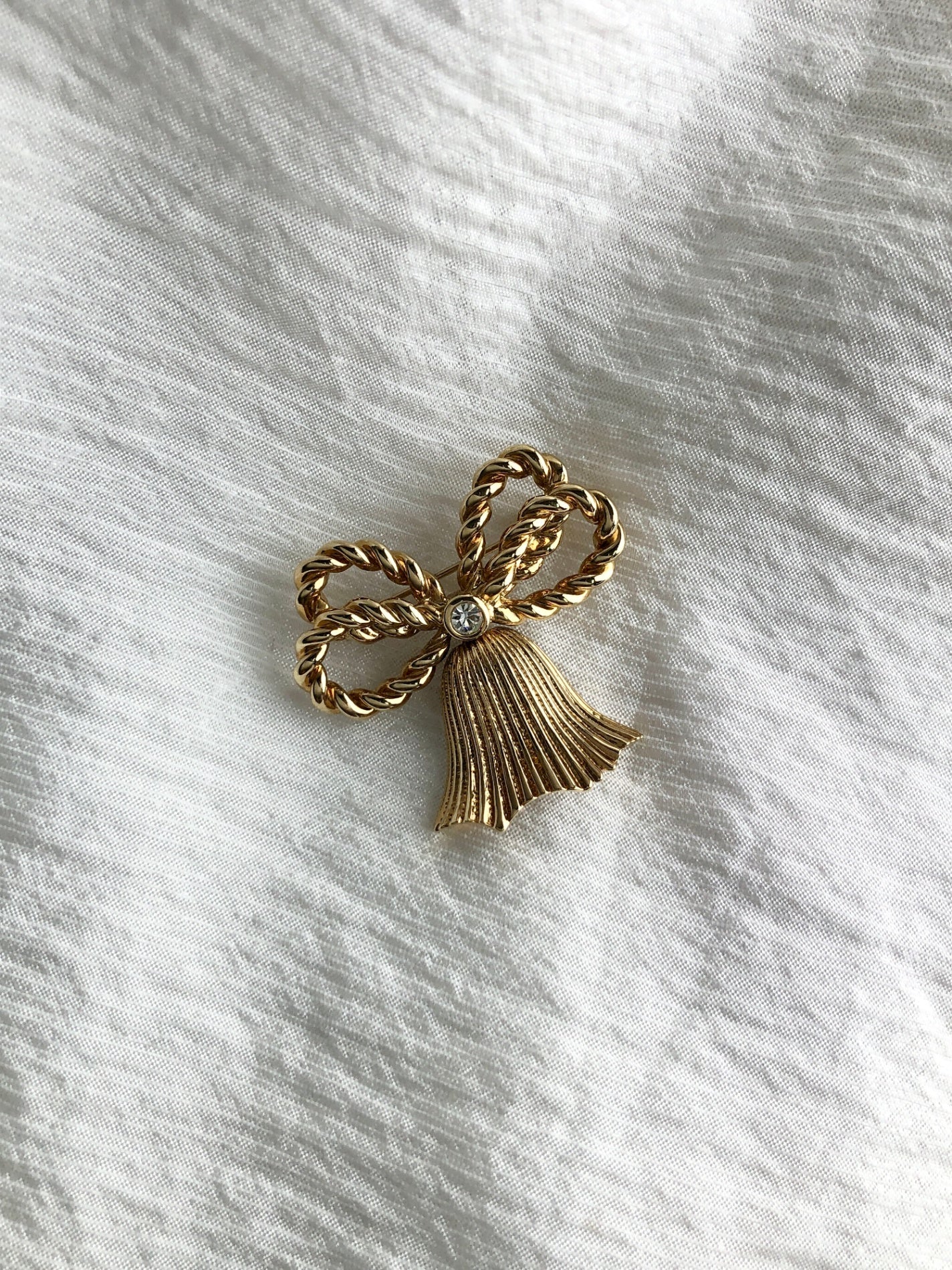 Christian Dior Brooch Gold Vintage j37x4j