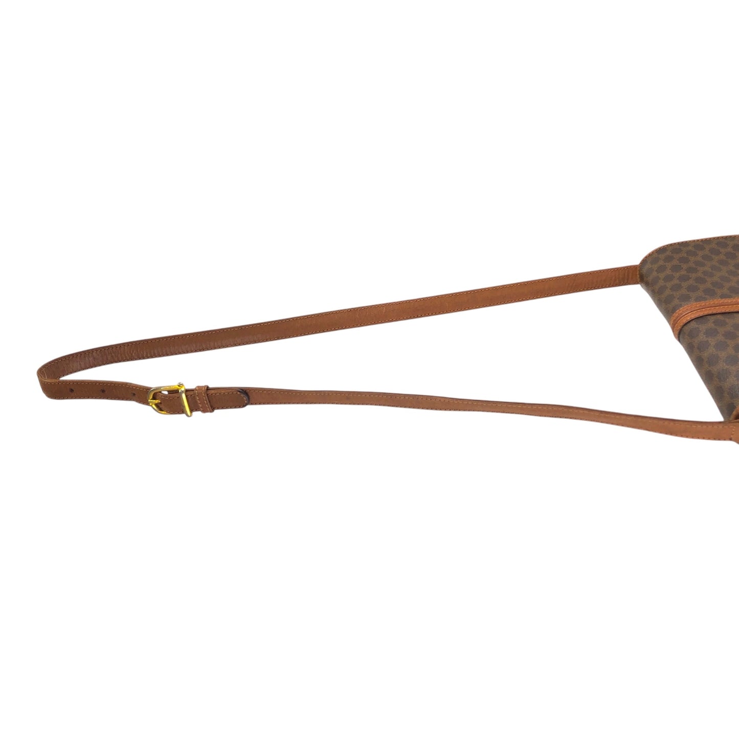 CELINE Macadam Blason Shoulder bag Brown Vintage zskyr6