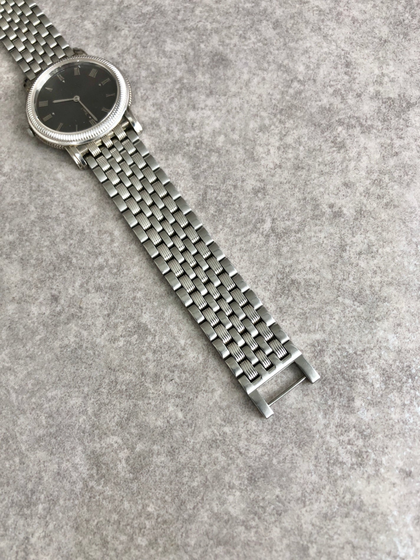 Yves Saint Laurent Quartz Watch Silver 4625-E67803 Vintage 7kg3d6