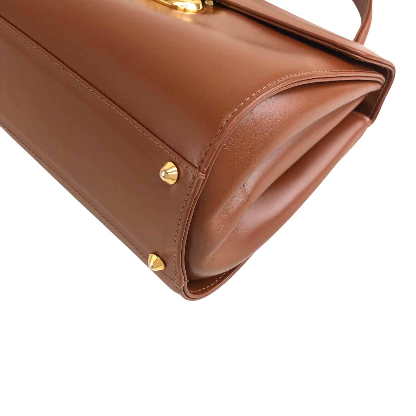 BURBERRY Top Handle Handbag Brown Vintage 6wvw6e