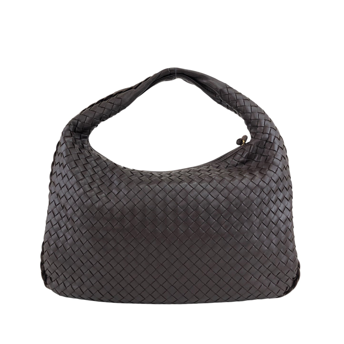 Bottega Veneta Intrecciato 單肩包 Hobobag 棕色 復古 p4gezk