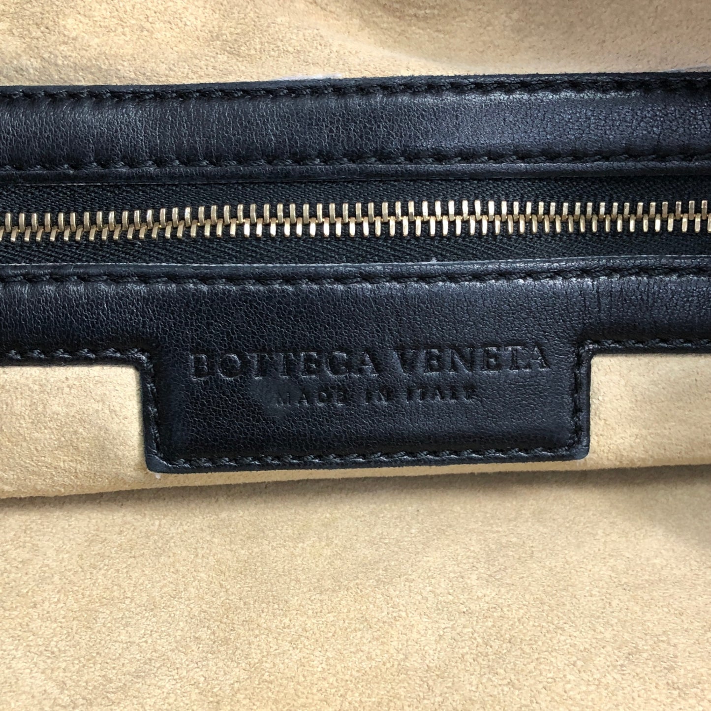 Bottega Veneta Intrecciato Shoulder bag Hobobag Black Vintage 8utm5a