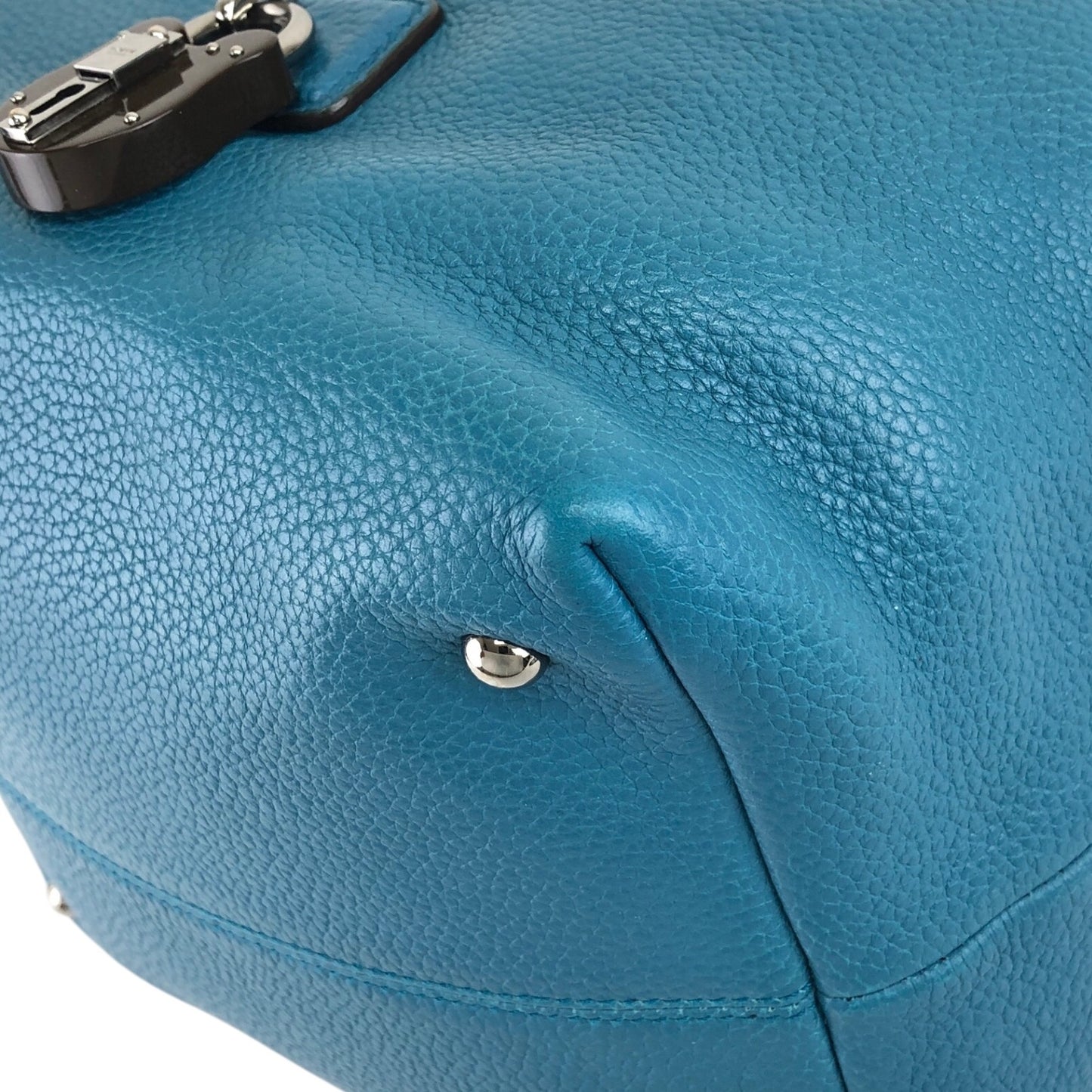 LOEWE 掛鎖手提包 藍色 復古 2t2tsk