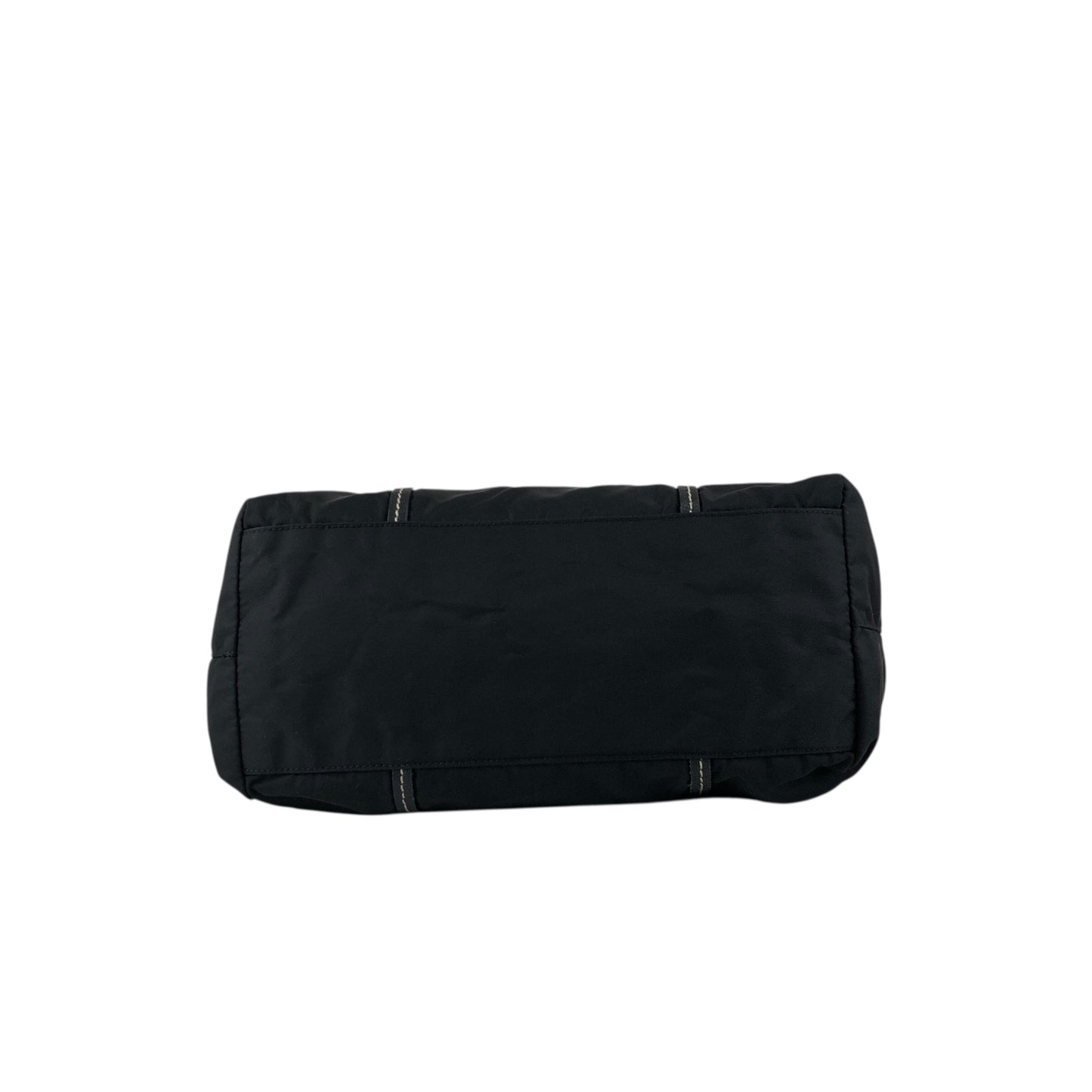 PRADA Tessuto Triangle Logo Totebag Black Vintage z2xxbv