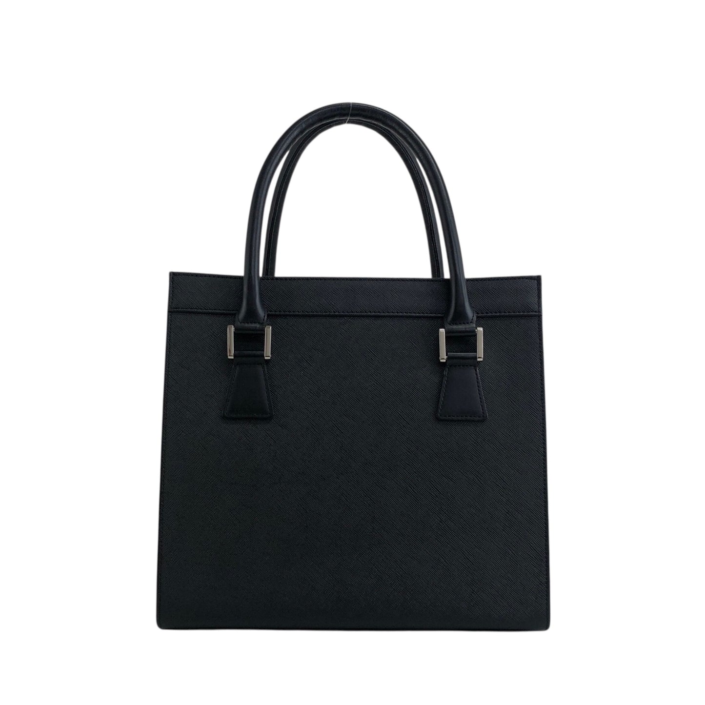 BURBERRY Logo Handbag Black Vintage yej8u5