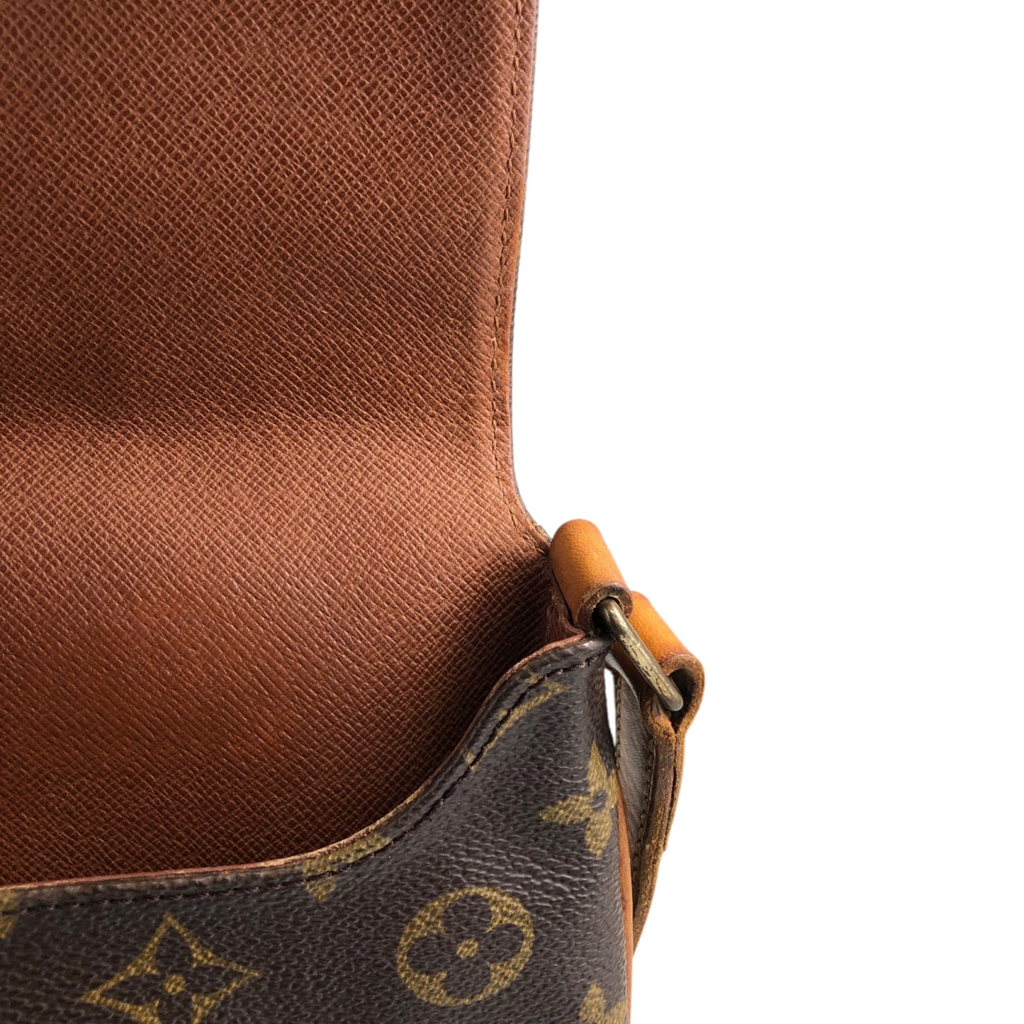 LOUIS VUITTON Monogram Shoulder bag Brown Vintage ga4vru