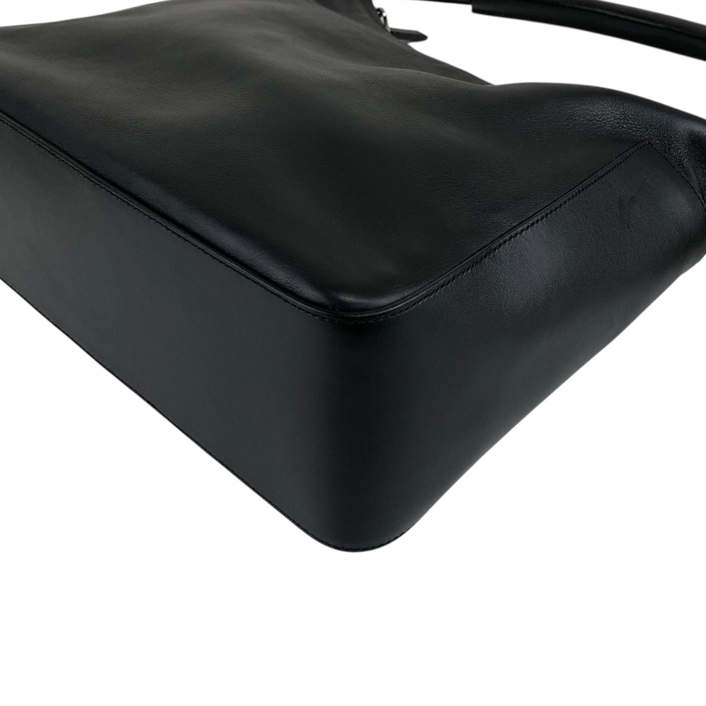 GUCCI Logo Shoulder bag Black Vintage rwdkrz