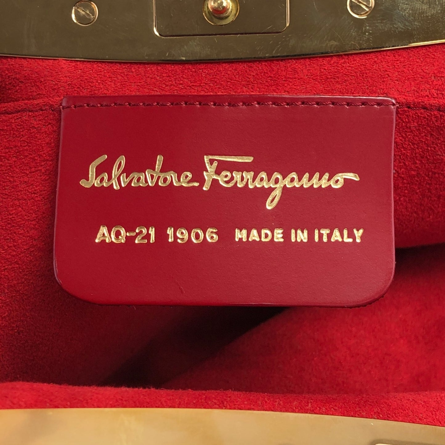 Salvatore Ferragamo 水鑽小號手提包 黑色 復古 bv3g8n