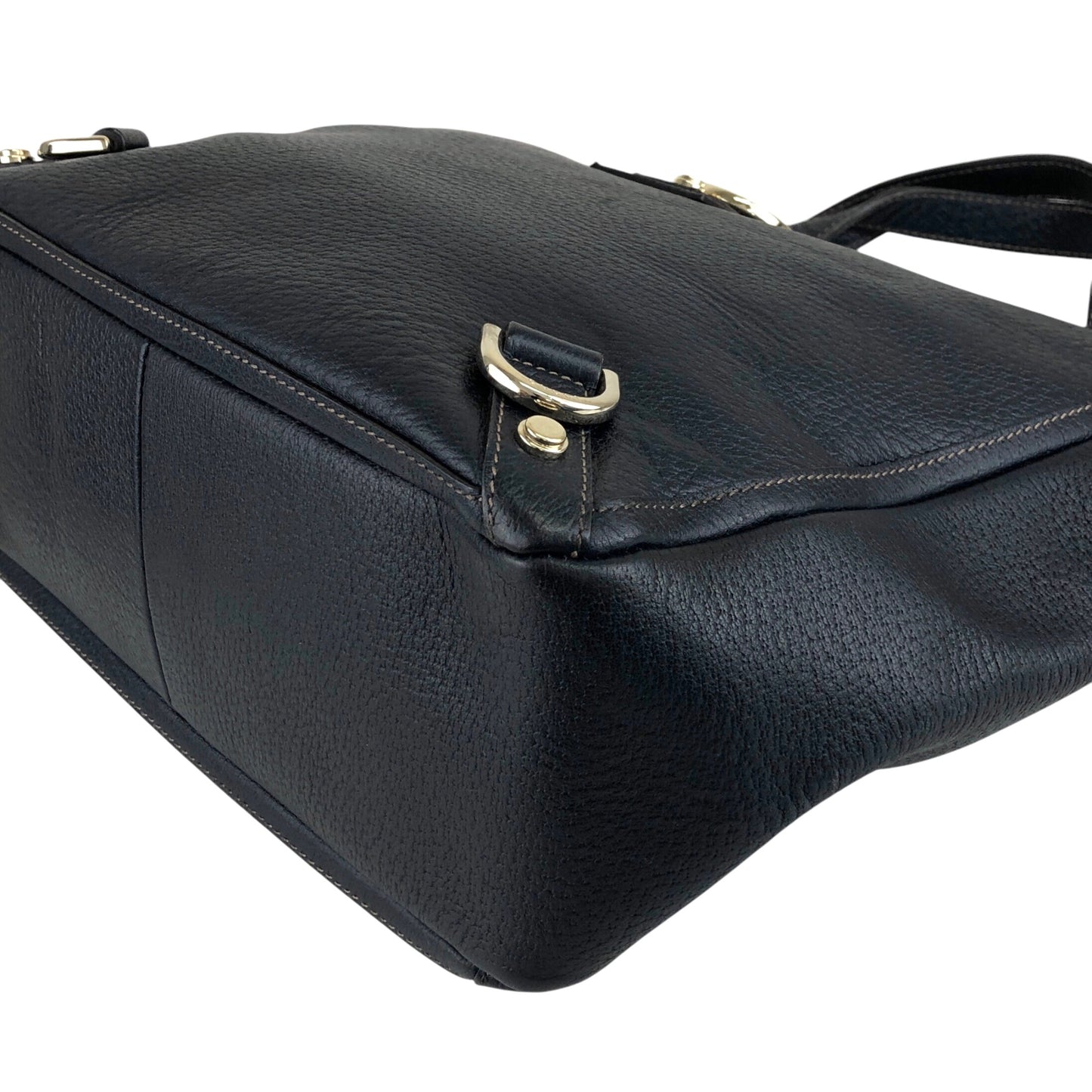 GUCCI Horse Bit Totebag Navy Vintage kftpgd