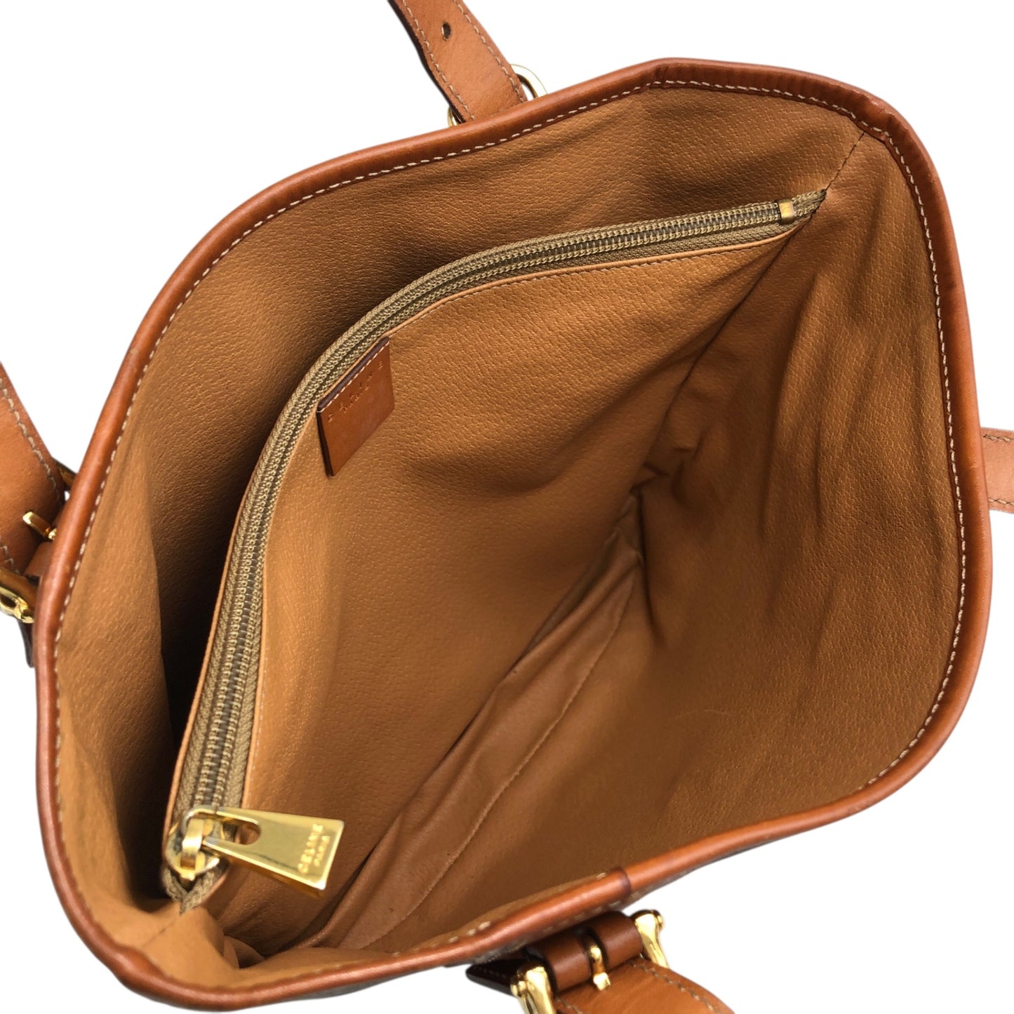 CELINE Macadam Blason Totebag Brown Vintage 4tv5ky