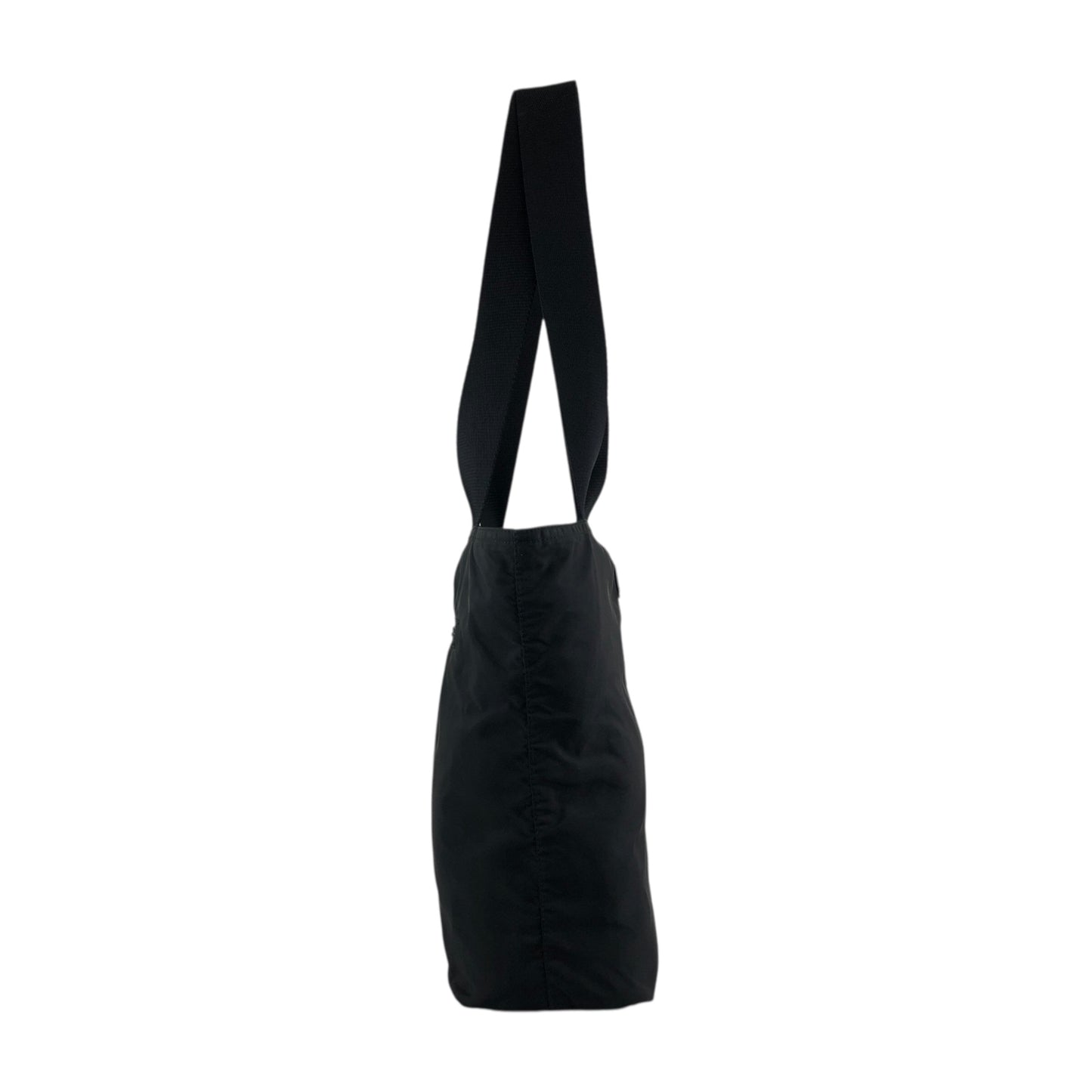 PRADA Tessuto Triangle Logo Totebag Black Vintage dmp62y