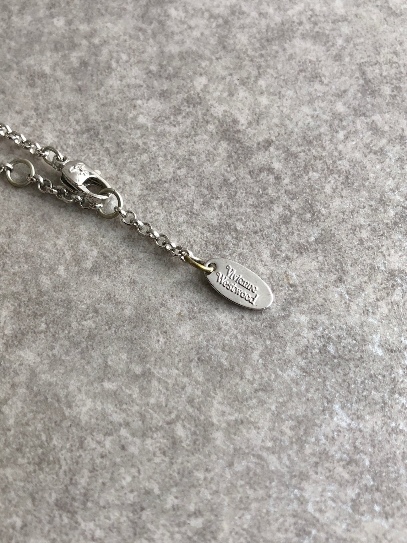Vivienne Westwood Necklace Silver Vintage imxs8r