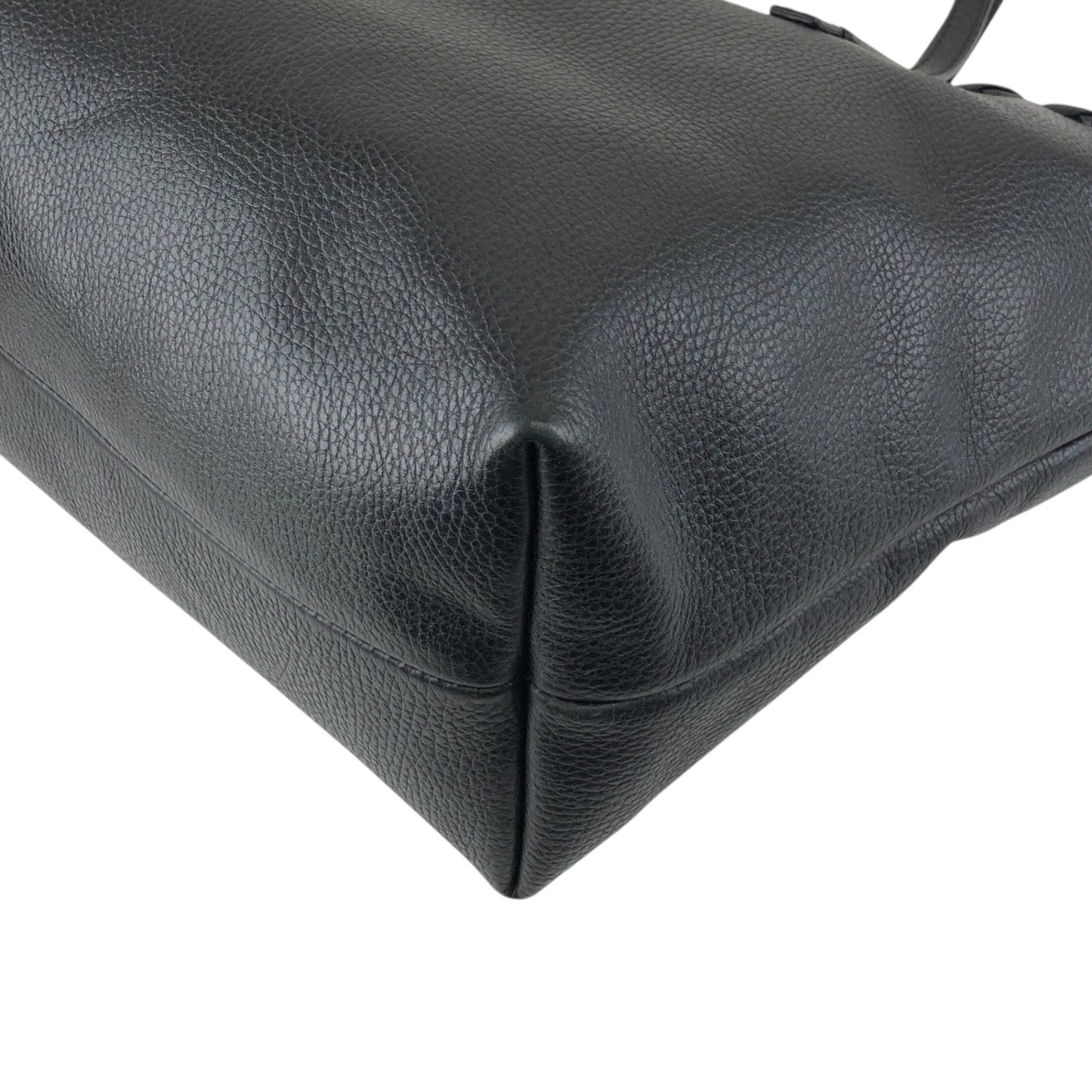 GUCCI Bamboo Totebag Black Vintage 5j436w