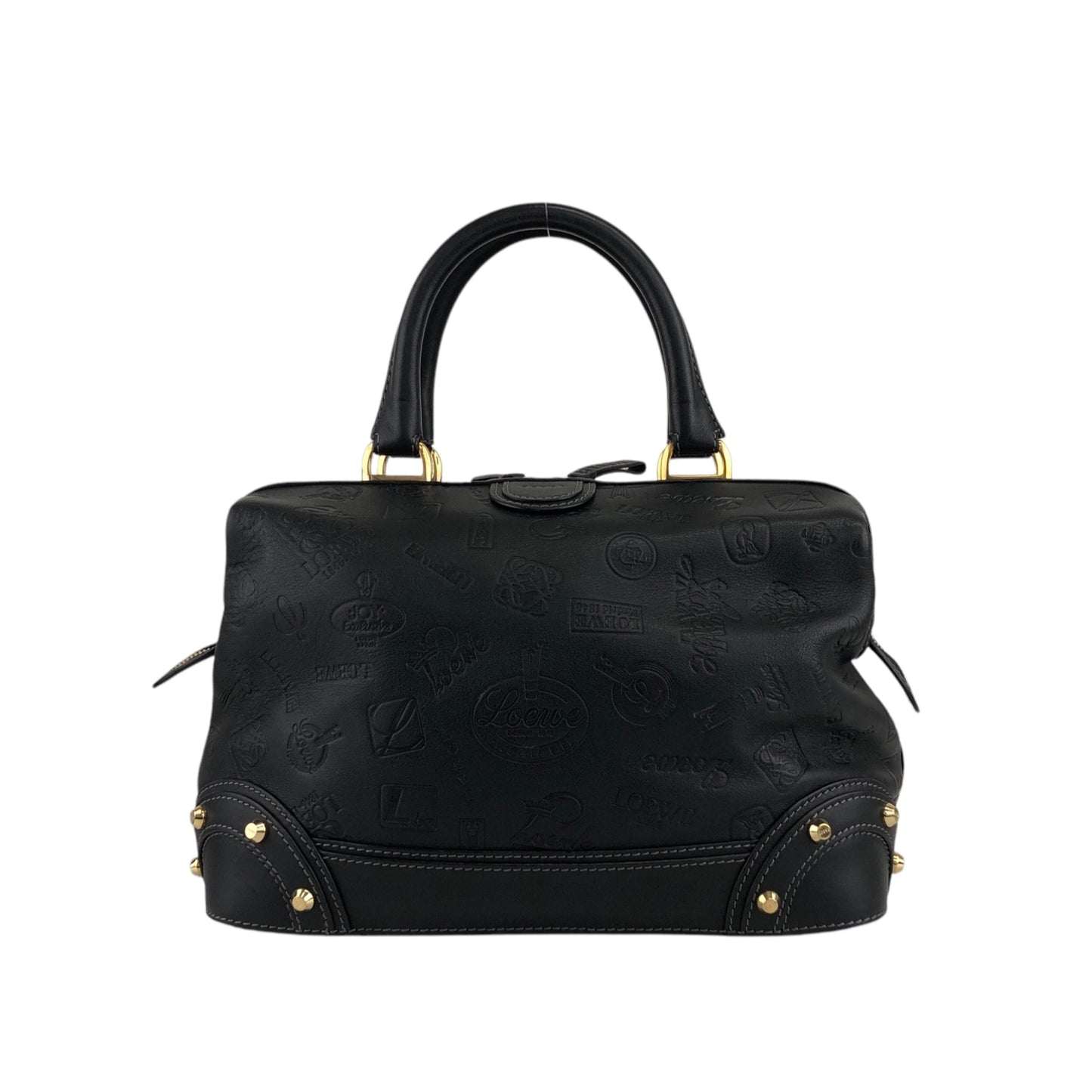 LOEWE Handbag Boston bag Black Vintage cx5sz7