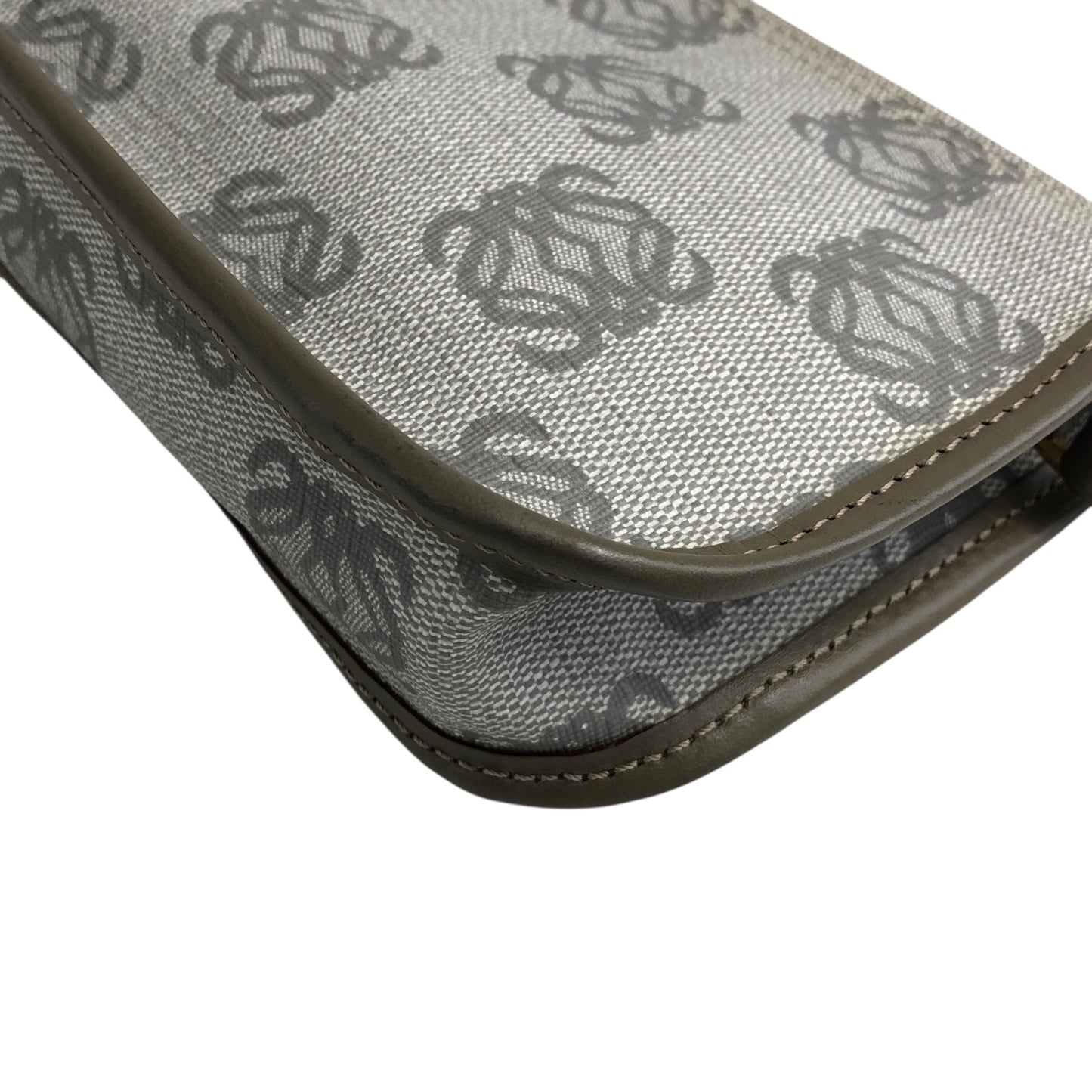 LOEWE Anagram Padlock Small Handbag Gray Vintage npexnd