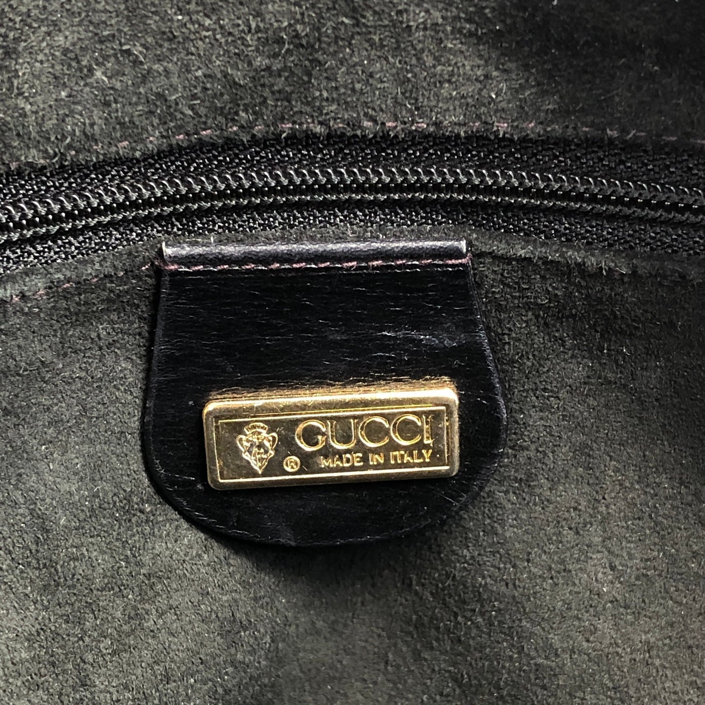 GUCCI GG Logo Shoulder bag Black Vintage jga7iz