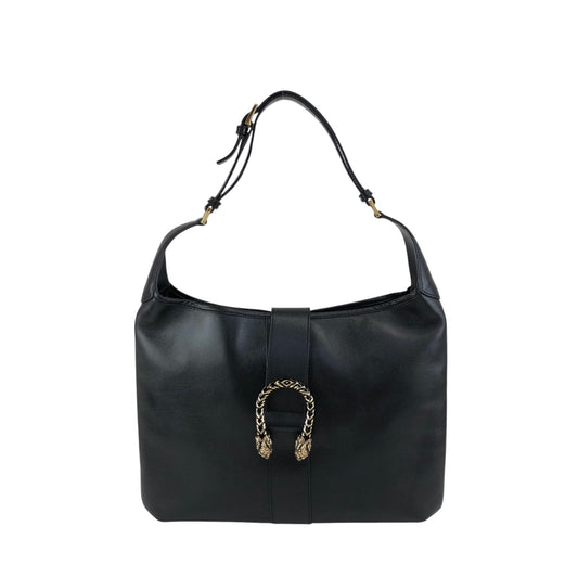 GUCCI Shoulder bag Hobobag Black Vintage m3bh55