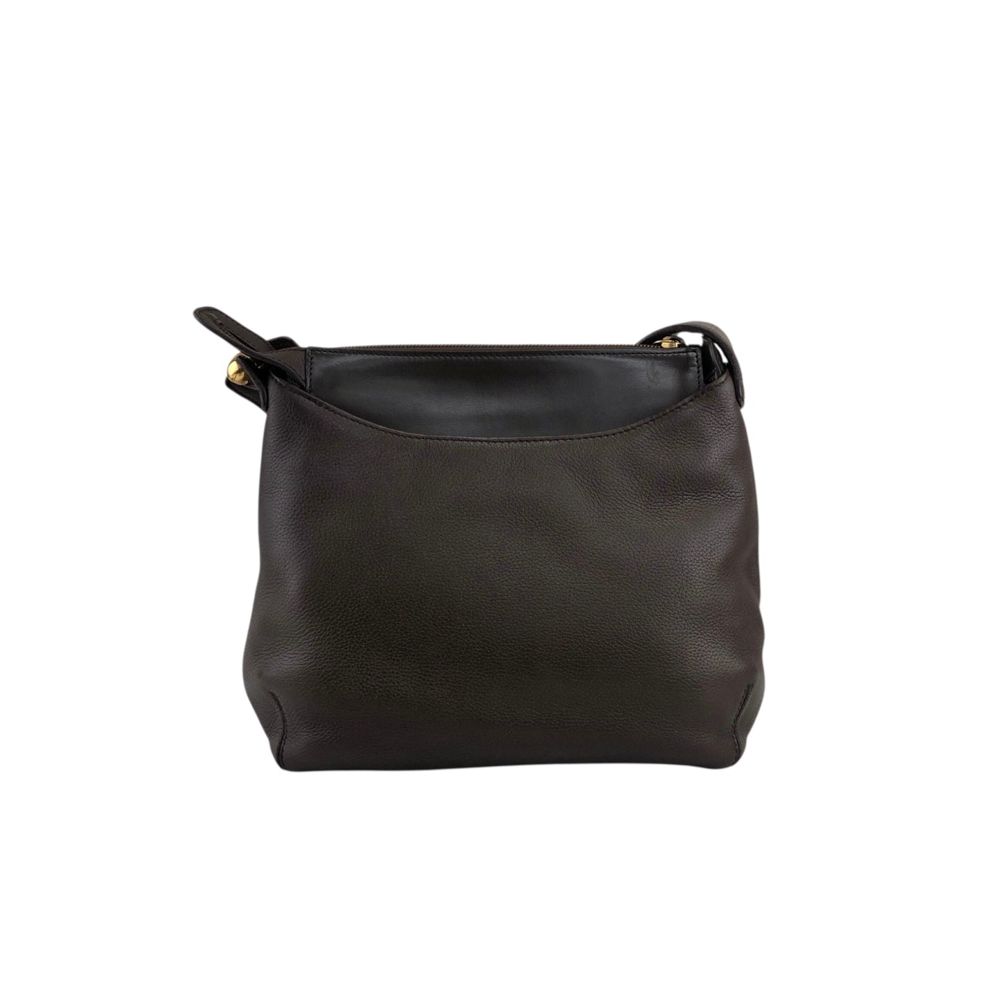 LOEWE Logo Embossed Shoulder bag Brown Vintage fudn6n