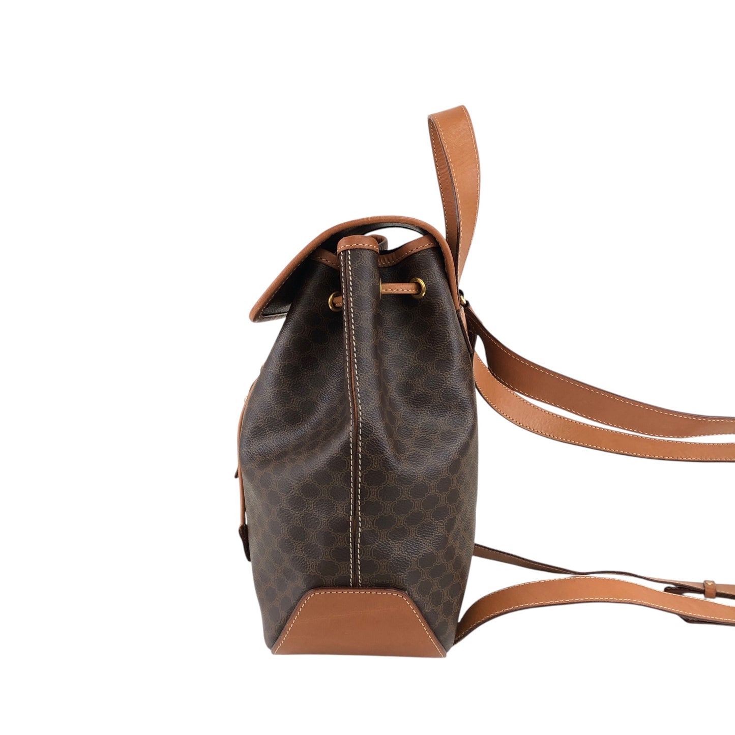 CELINE Macadam Backpack Brown Vintage i8882p