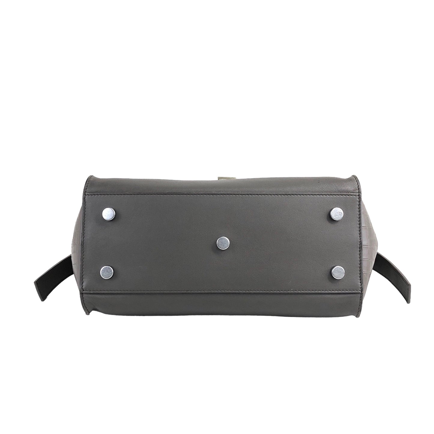 Saint Laurent Two-way Handbag Shoulder bag Gray Vintage amj5ej