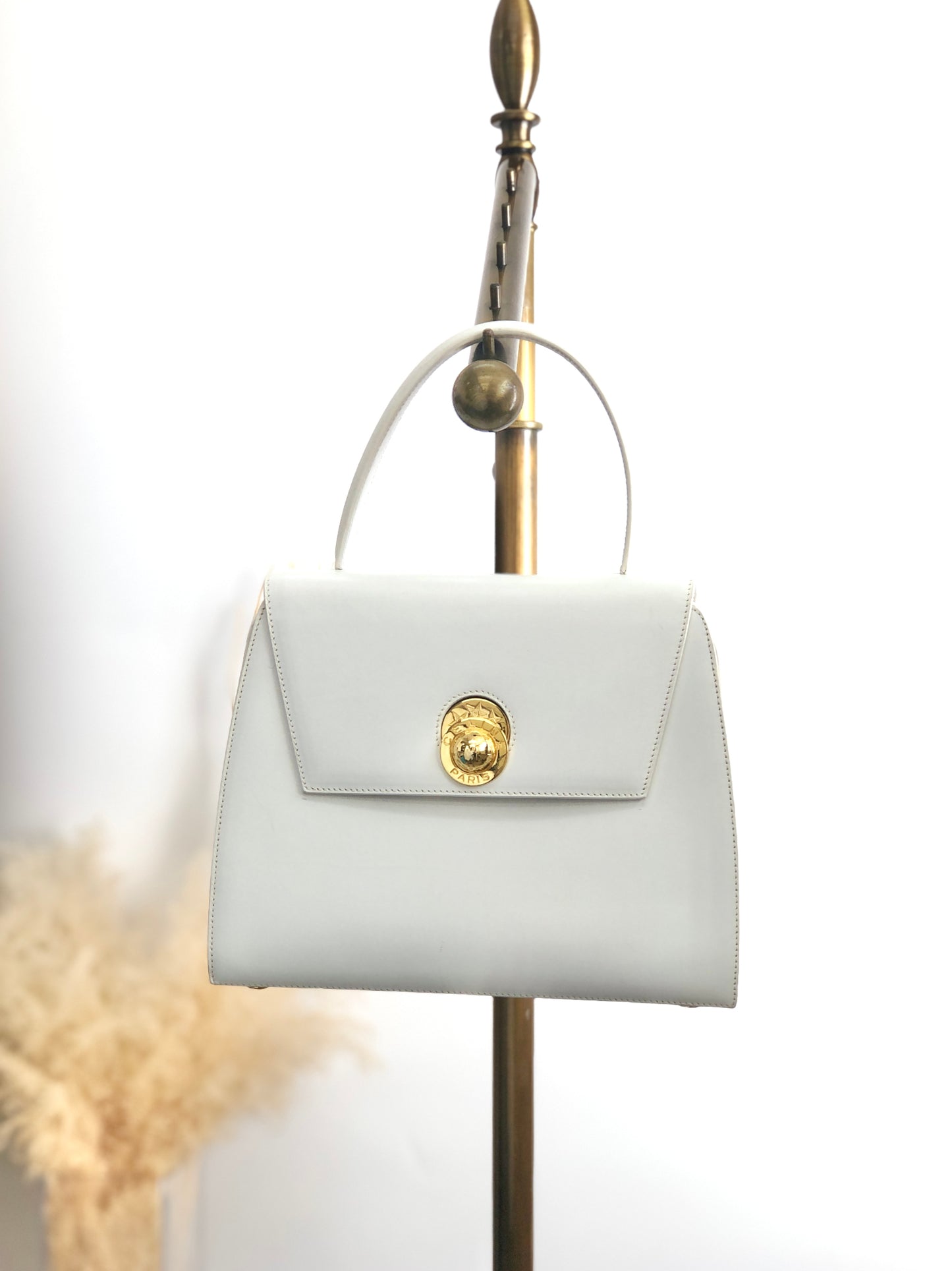 CELINE Starball Handbag White Vintage 4tutme