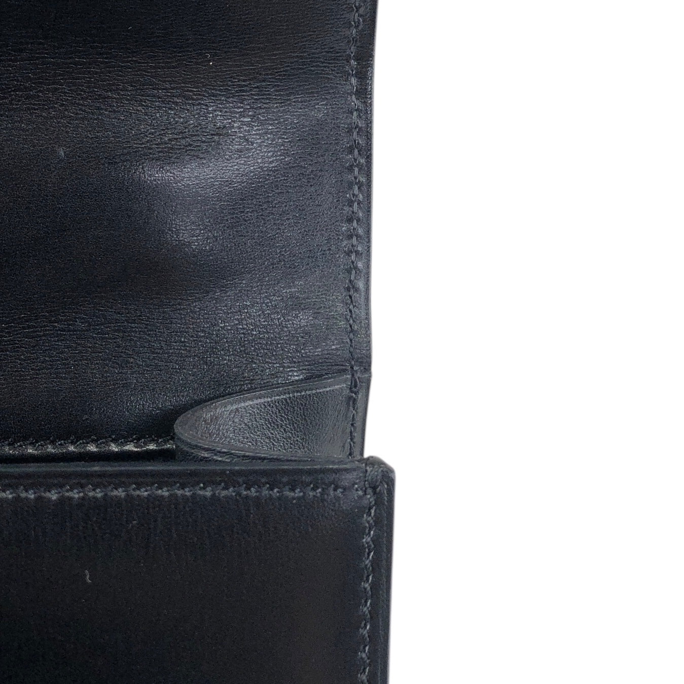 CELINE Logo Top Handle Handbag Black Vintage t8gzij
