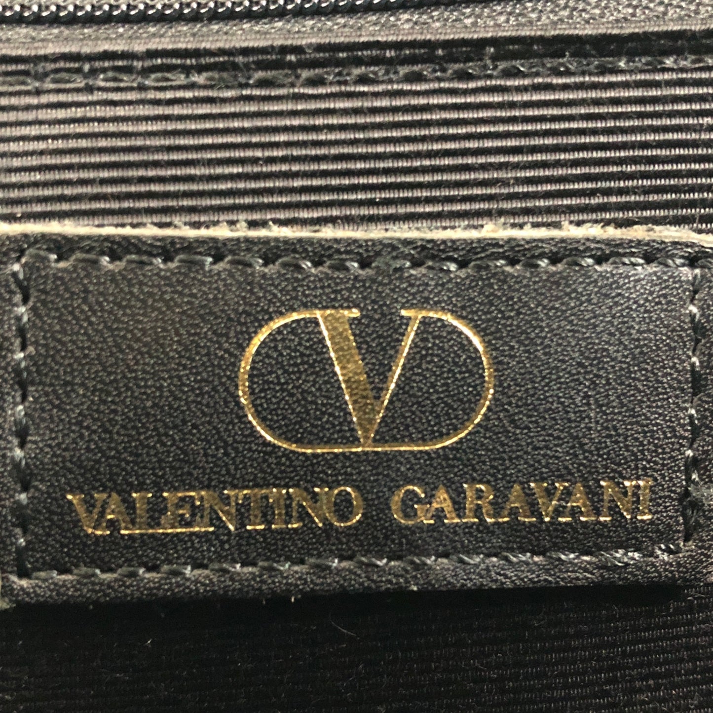VALENTINO GARAVANI 標誌手袋 黑色 Vintage bdrkye