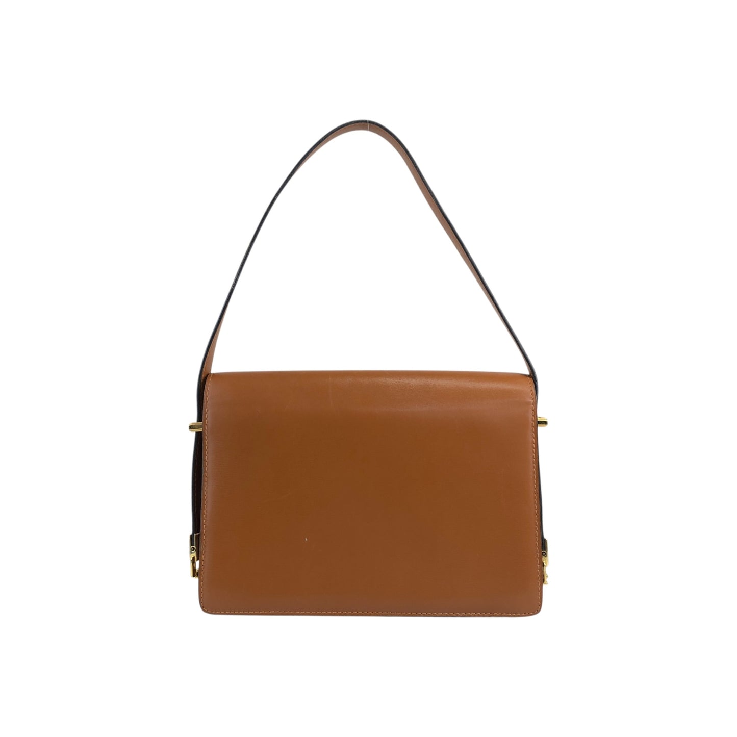 CELINE Horse Bit 肩背包 棕色 復古 zjkkfe