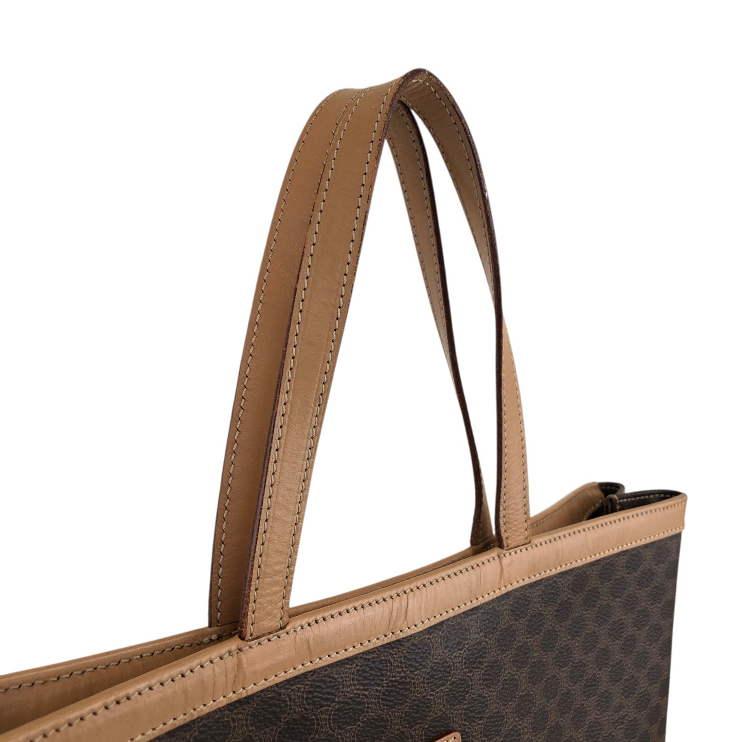 CELINE Macadam Blason Totebag Brown Vintage ppb7ty