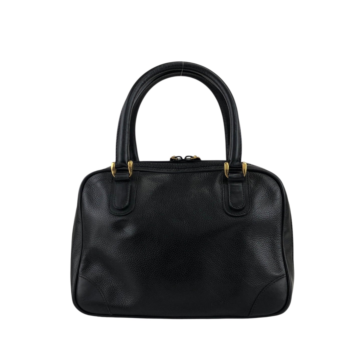 GUCCI Interlocking Handbag Black Vintage jkfsmf
