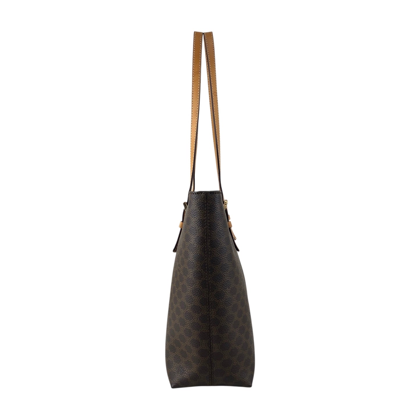 CELINE Macadam Totebag Brown Vintage 8azhcw