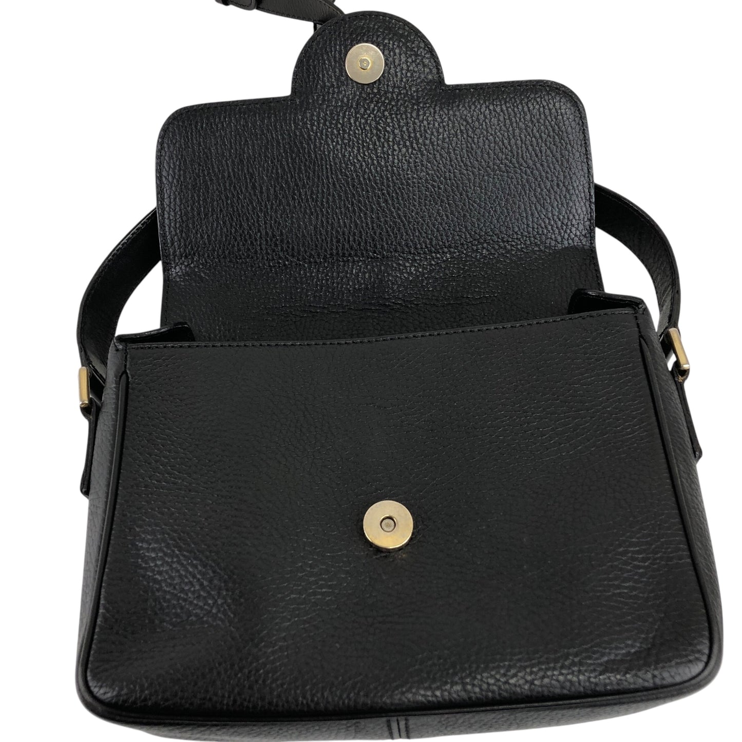 CELINE Circle Logo Shoulder bag Black Vintage bz4cv2