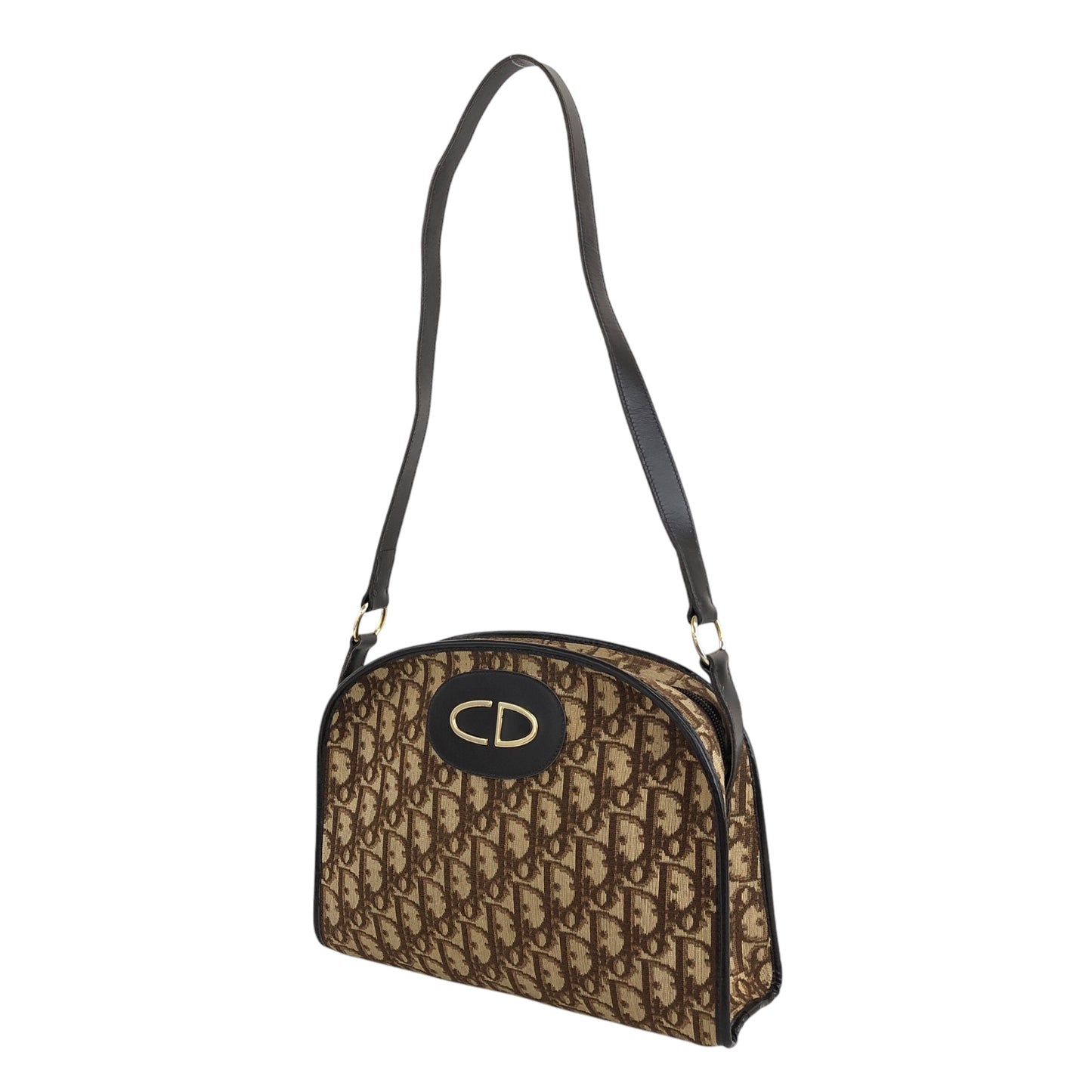 Christian Dior Trotter Shoulder bag Brown Vintage hxyich