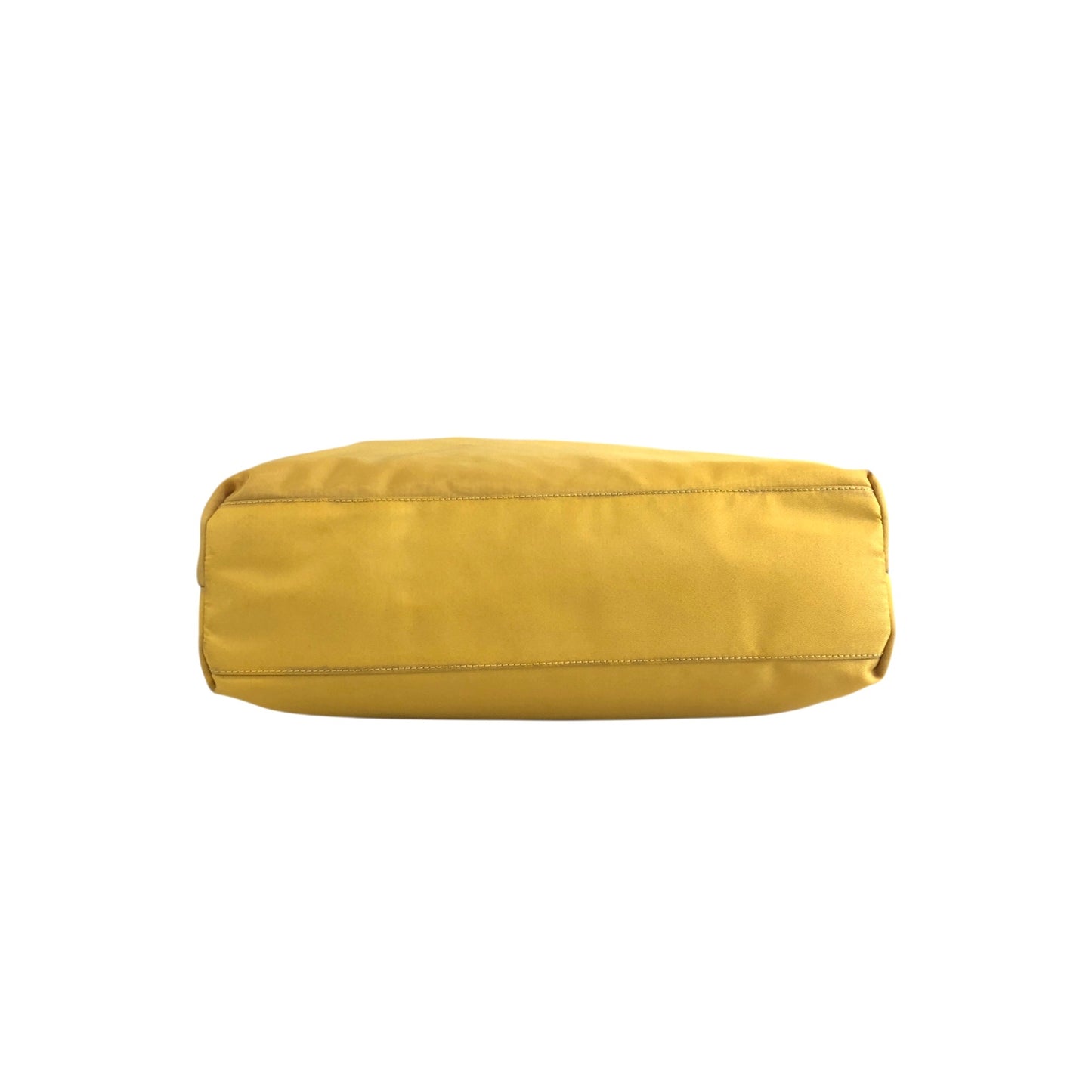 PRADA Triangle Logo Totebag Yellow Vintage gp2htj