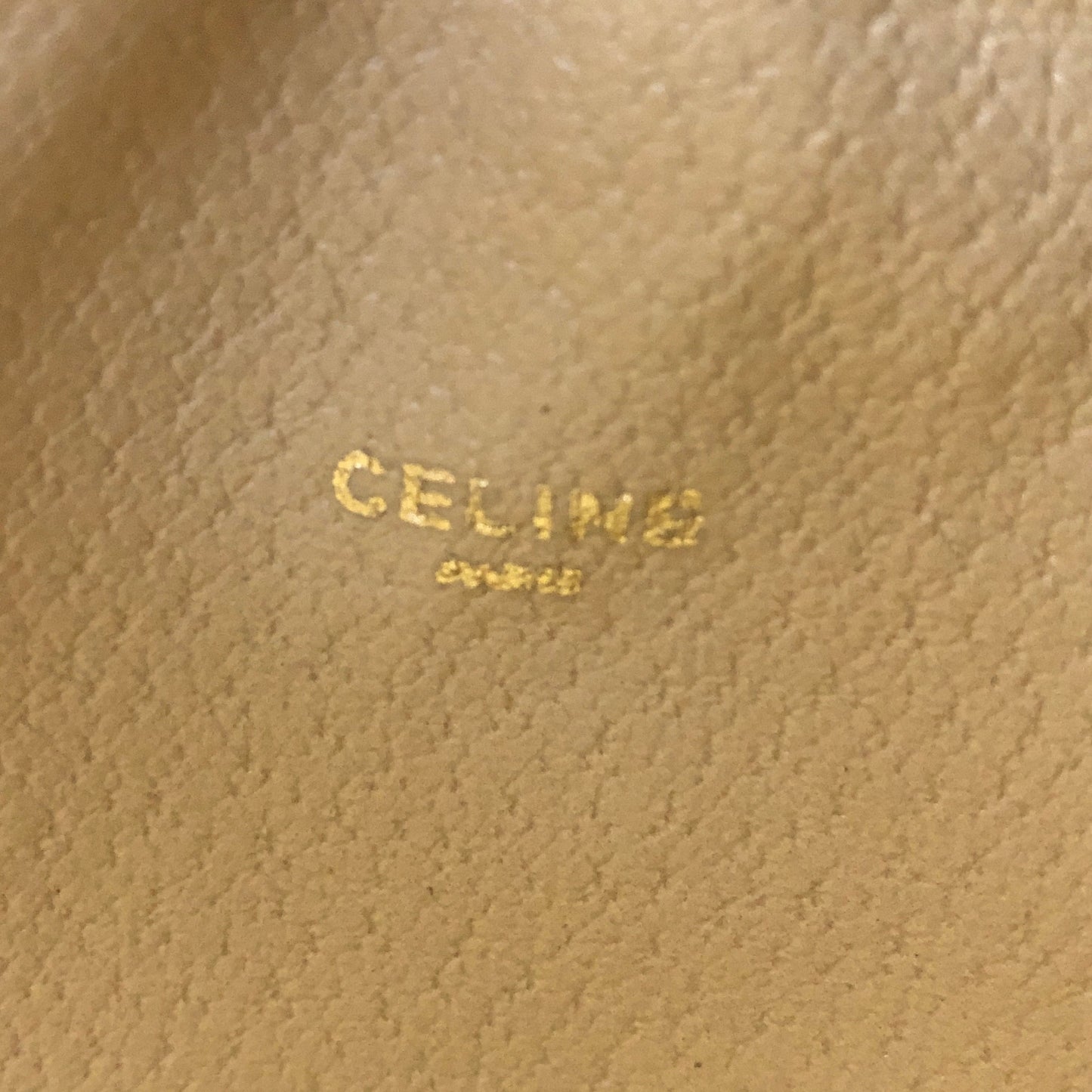 CELINE Macadam Blason Pouch Brown Vintage vhy7wu