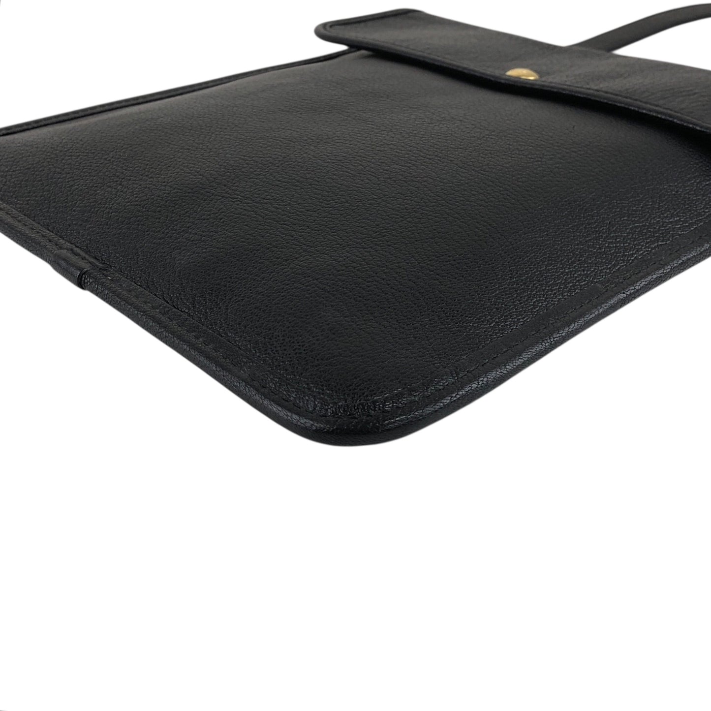 LOEWE 標誌壓花單肩包 黑色 復古 5ahv4g