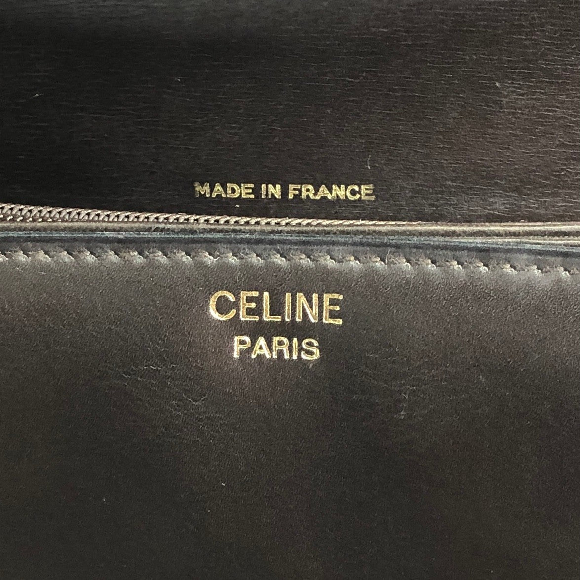 CELINE Triomphe Shoulder bag Brown Vintage xeaff4