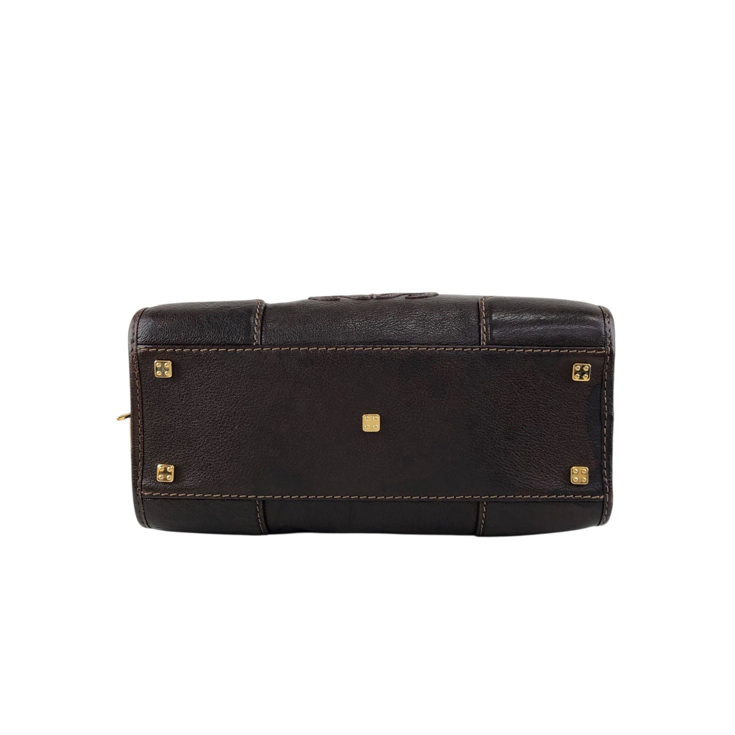LOEWE Amazona28 Anagram Two-way Small Boston bag Shoulder bag Brown Vintage zey847
