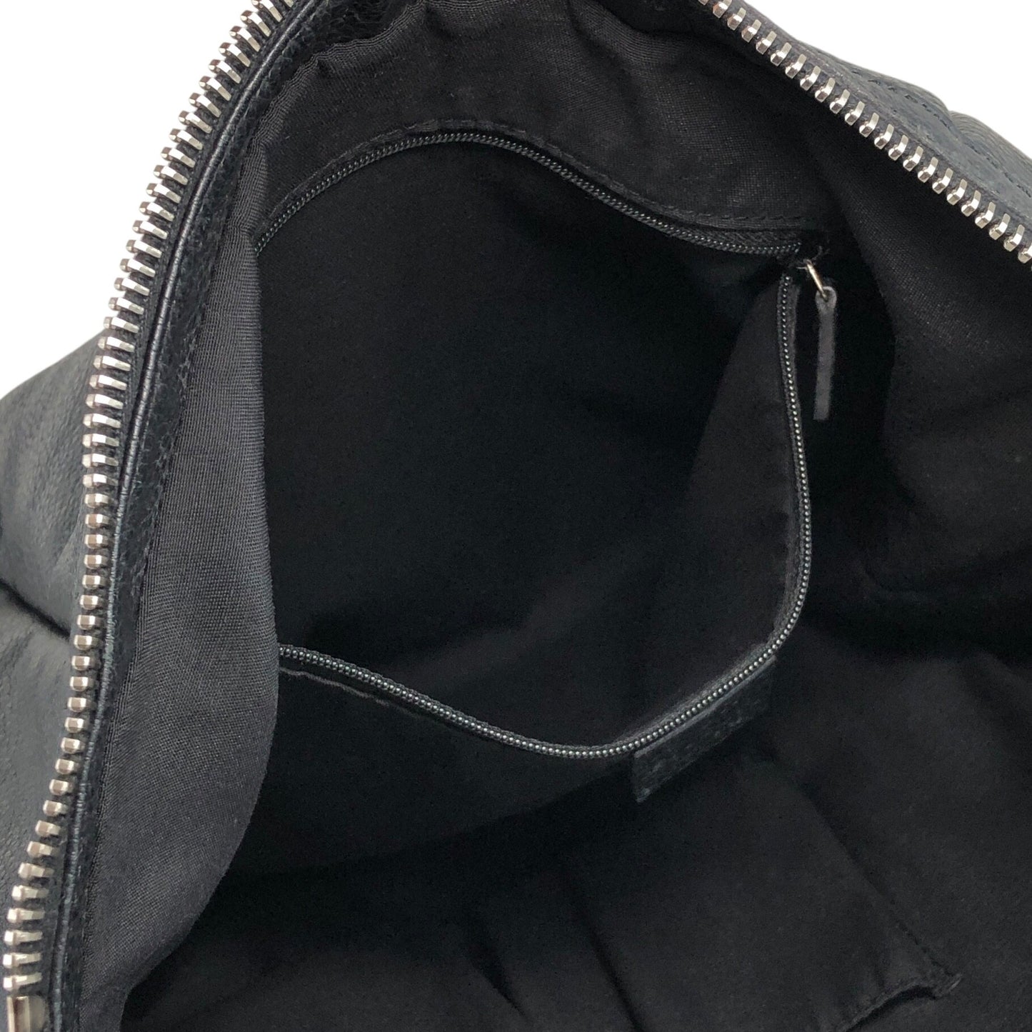 GUCCI Bamboo Shoulder bag Black Vintage a4vpvh