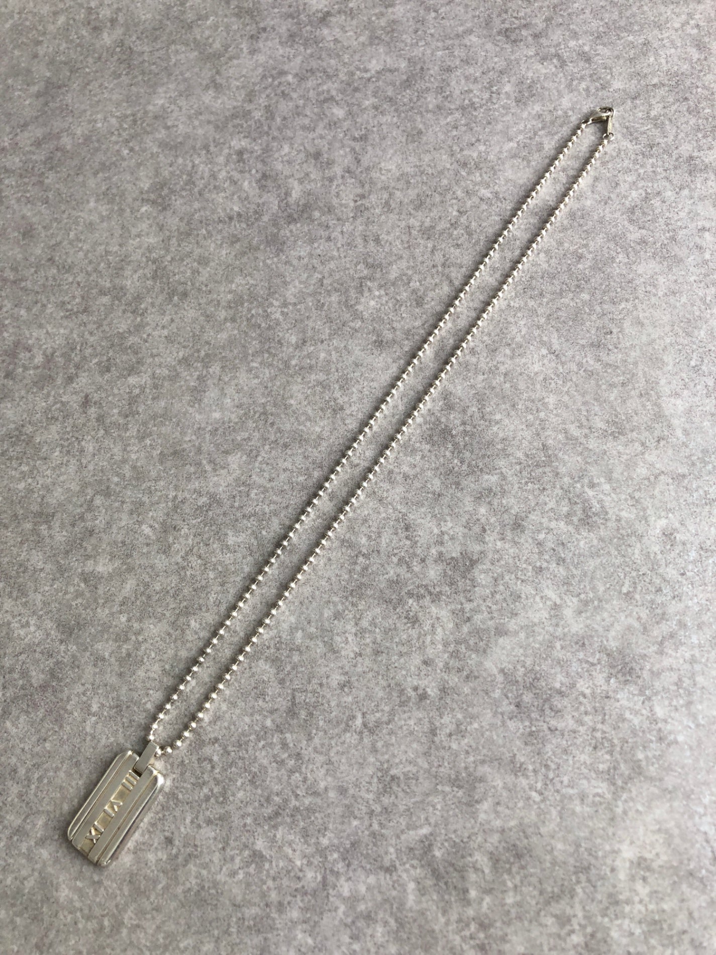 Tiffany & Co. Necklace Silver SILVERE 925 Vintage fxba3r