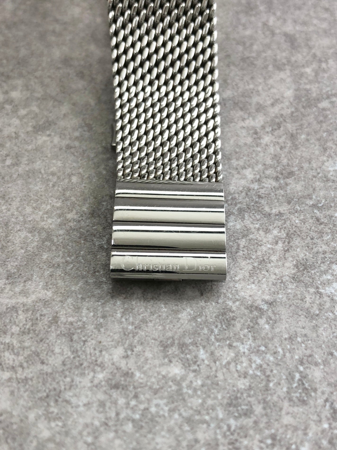 Christian Dior Quartz Watch Silver D79-100 Vintage 5vyrjt