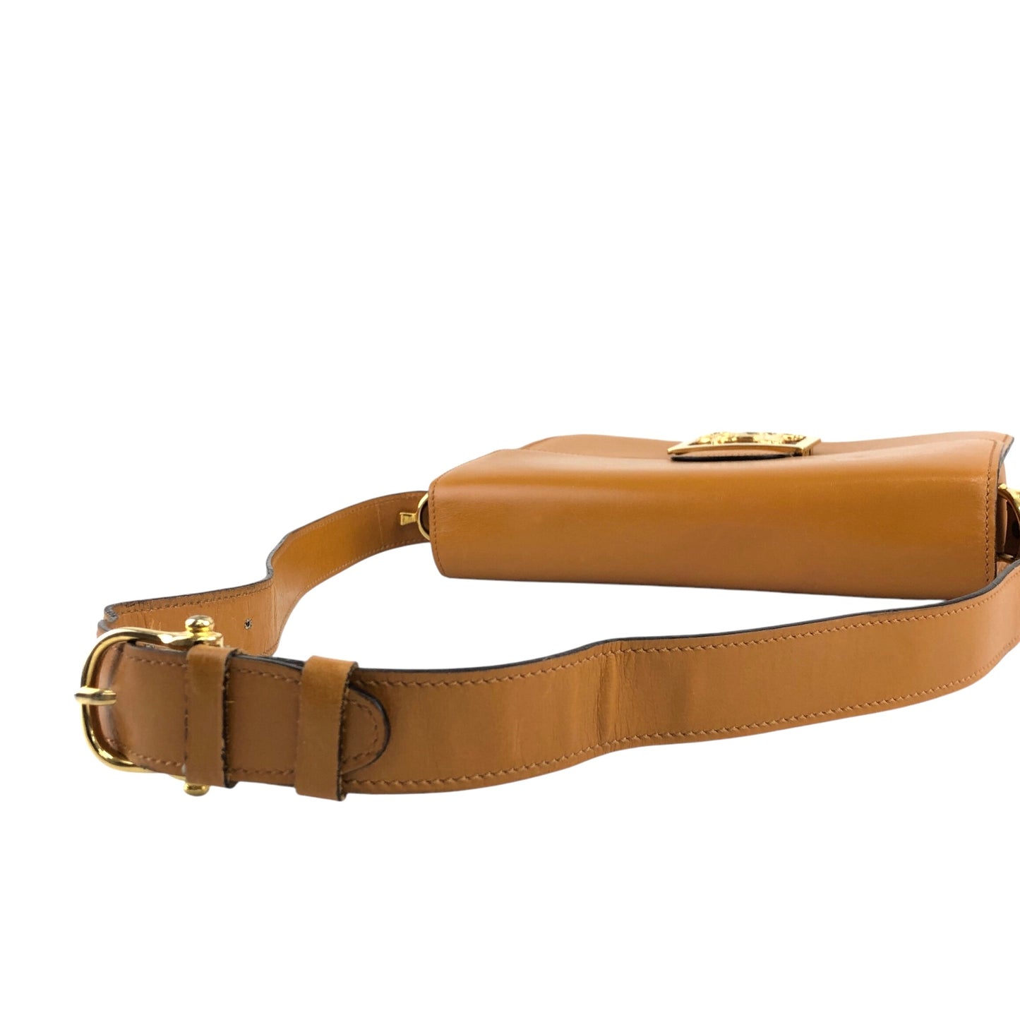 CELINE Horse Carriage Shoulder bag Camel Vintage uv4ggf