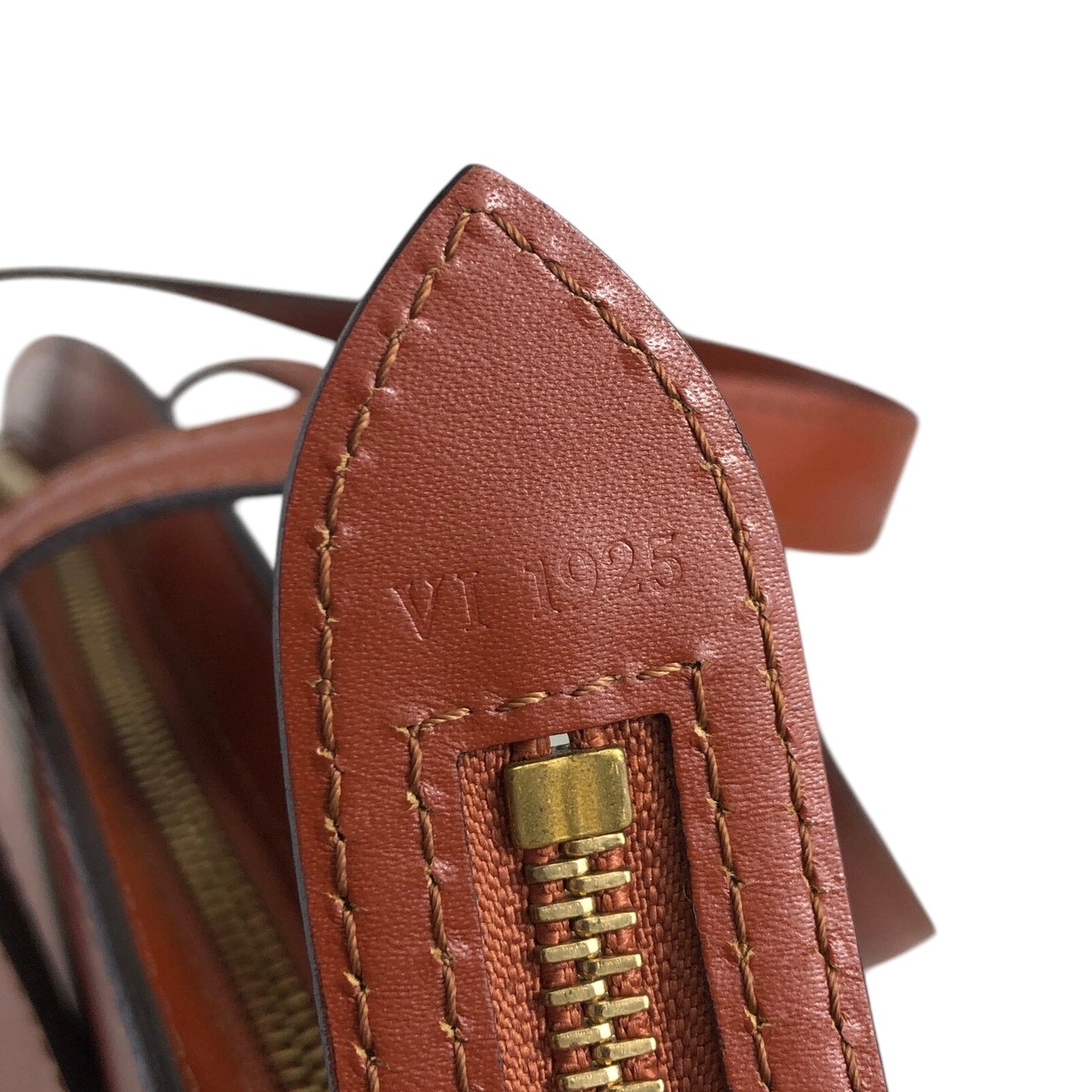 LOUIS VUITTON Epi Handbag Brown M52273 Vintage pbbmcr