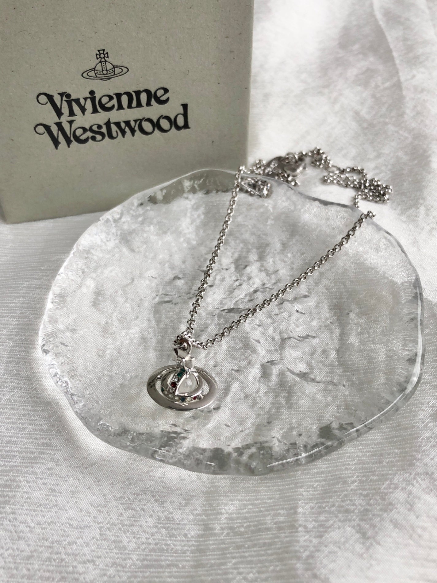 Vivienne Westwood Necklace Silver Vintage 2pmsie