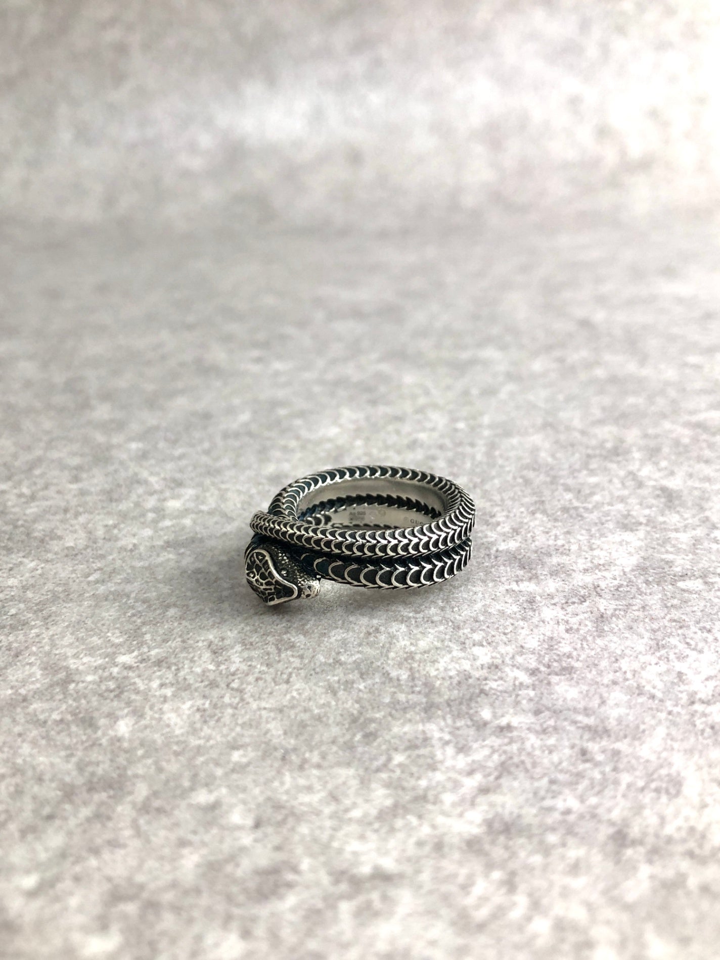 GUCCI Ring Silver SILVER925 Vintage 8mu7yj