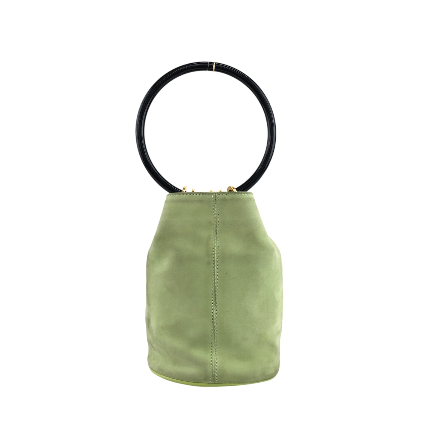 Salvatore Ferragamo Gancini Small Handbag Green Vintage irv6sz
