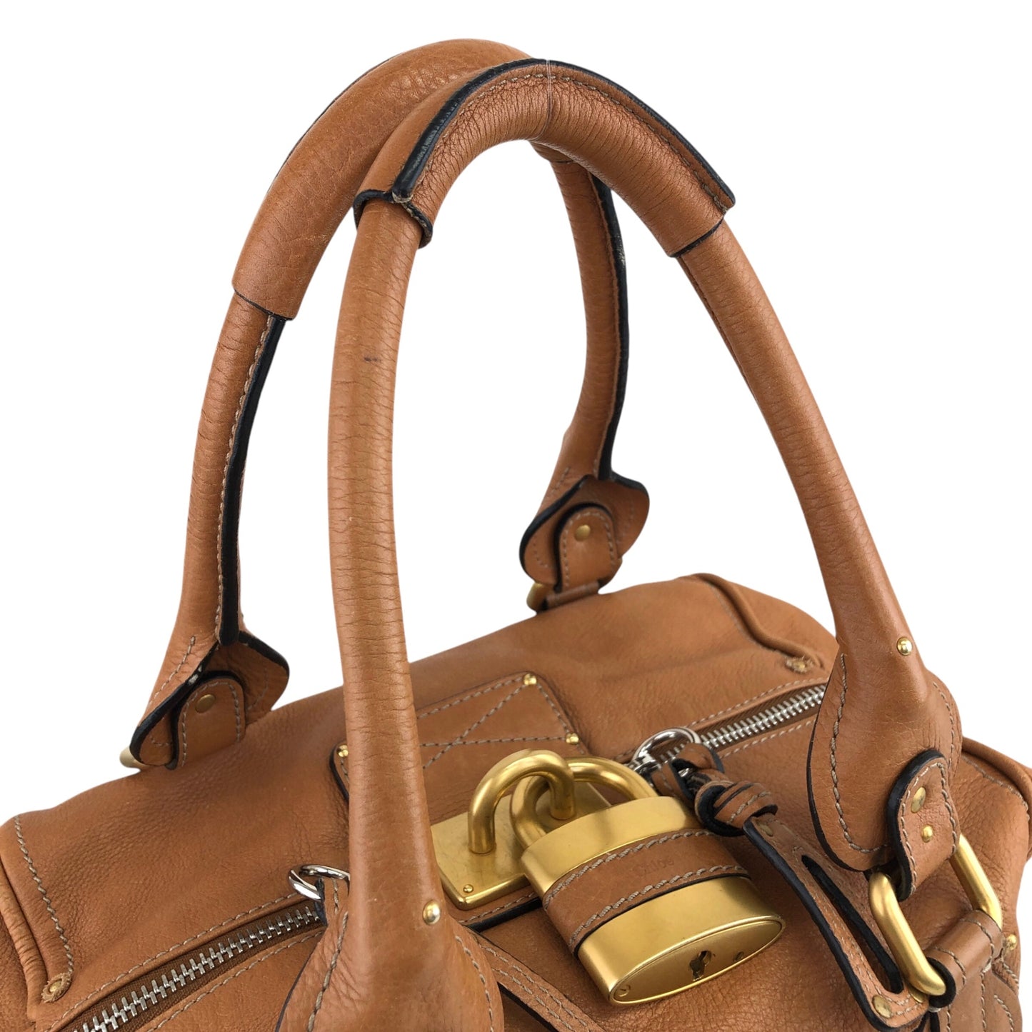 Chloe Handbag Brown Vintage chxesf