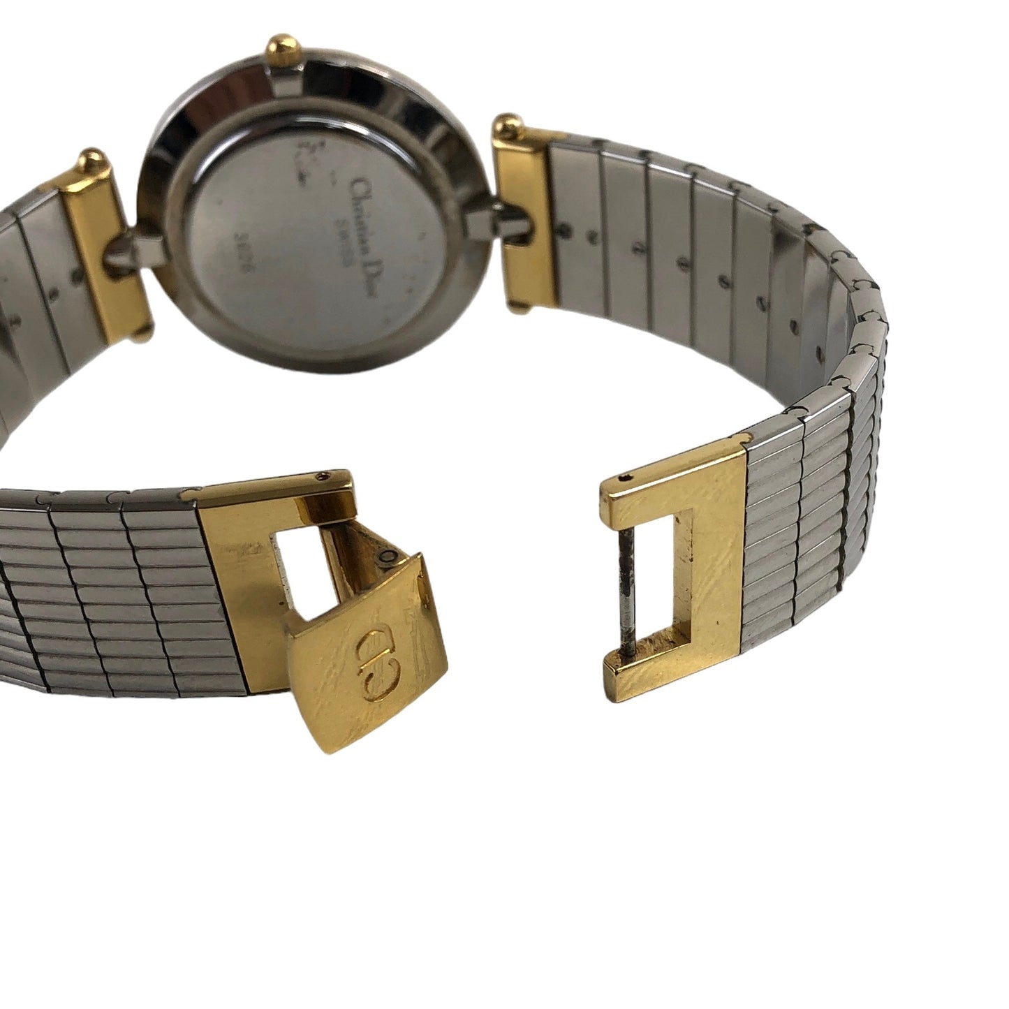 Christian Dior 手錶 銀色×黑色 復古 cx7it7