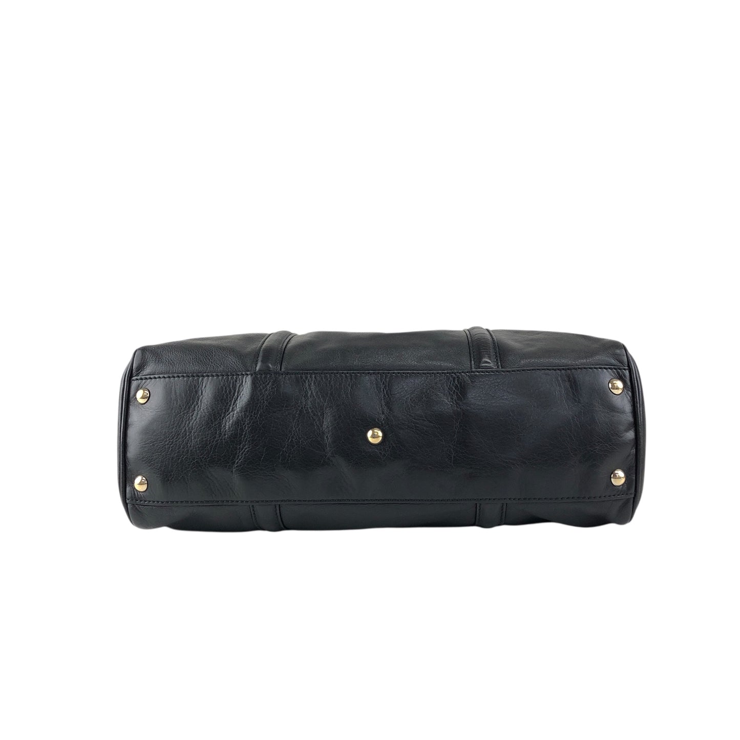 GUCCI GG Motif Small Boston bag Handbag Black Vintage f7jncz